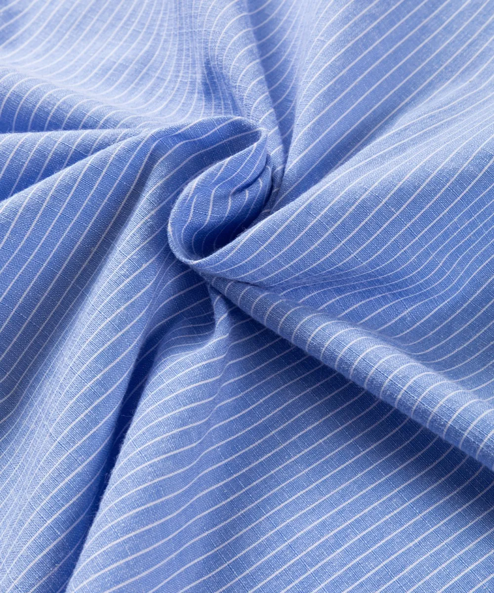 Striped Collared Neck Long Sleeve Shirt, image 5