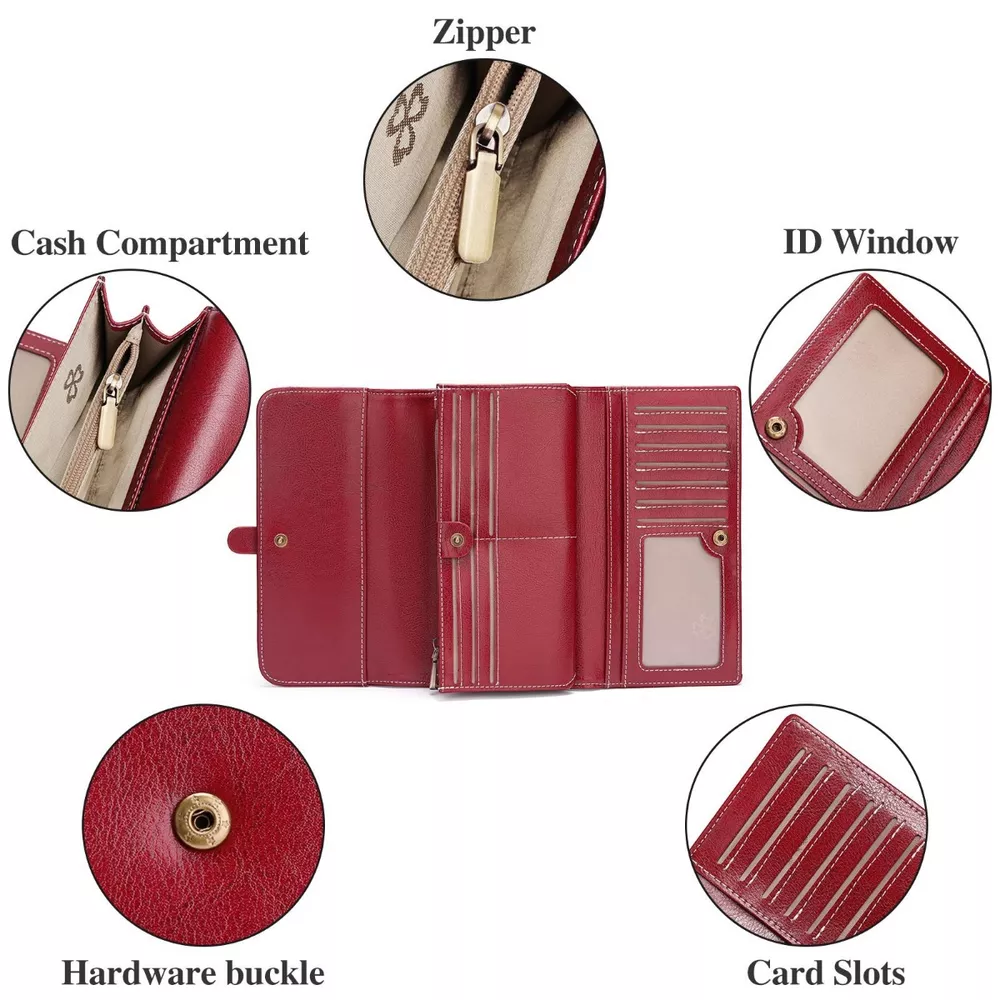 Leather Long Wallet, image 3