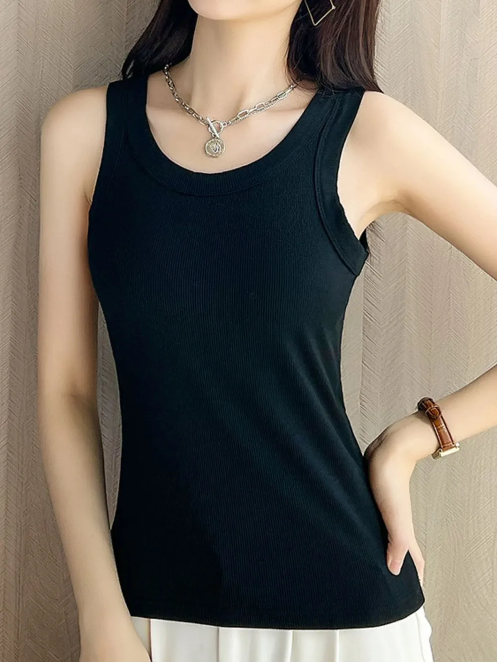 Scoop Neck Tank Top, image 4