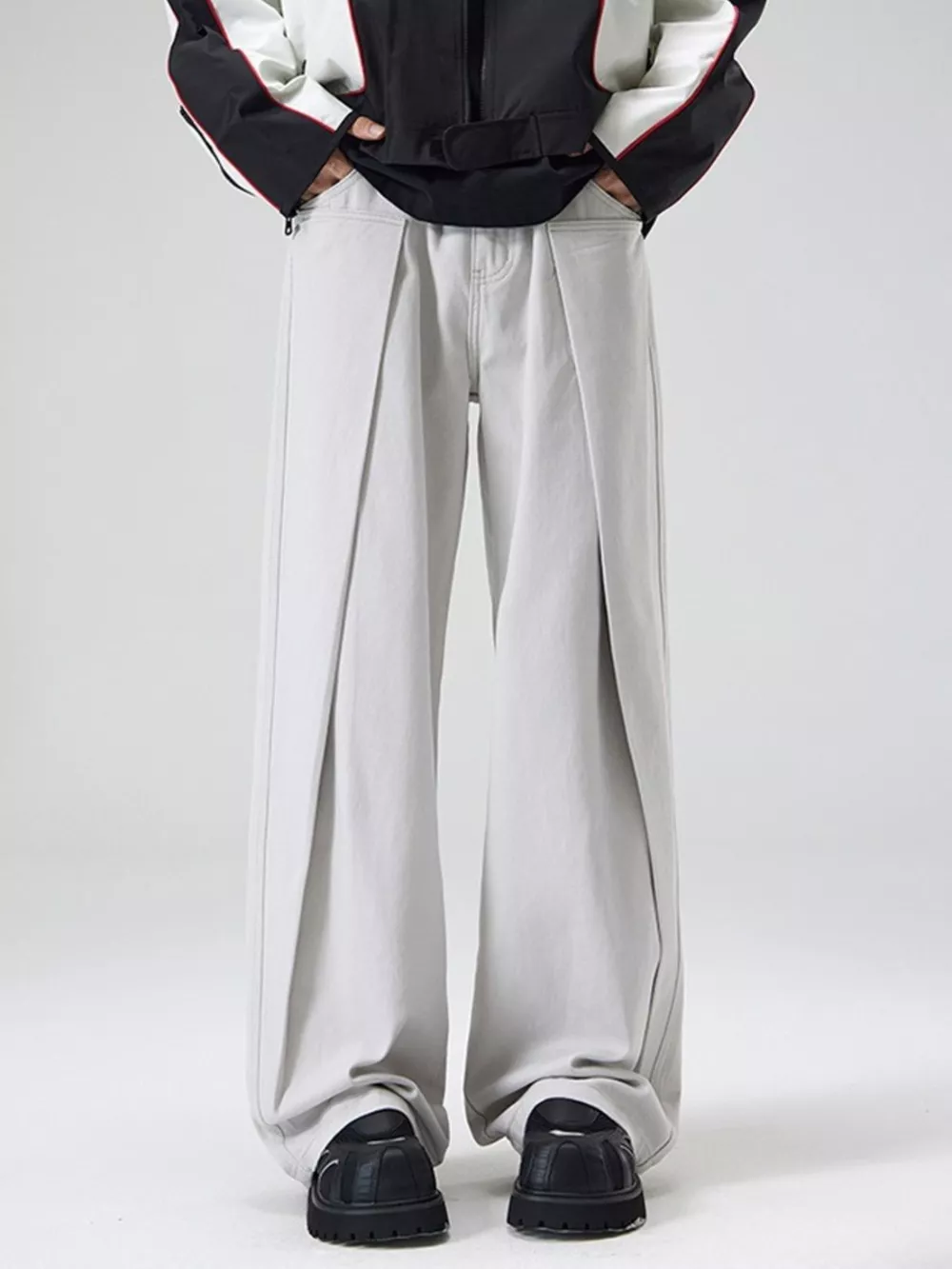 Men's Wide Leg Jeans, image 4