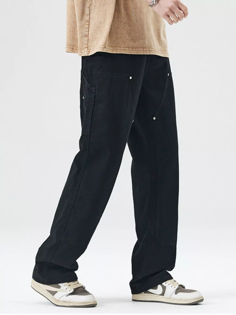 Men's Wide Leg Jeans, image 5