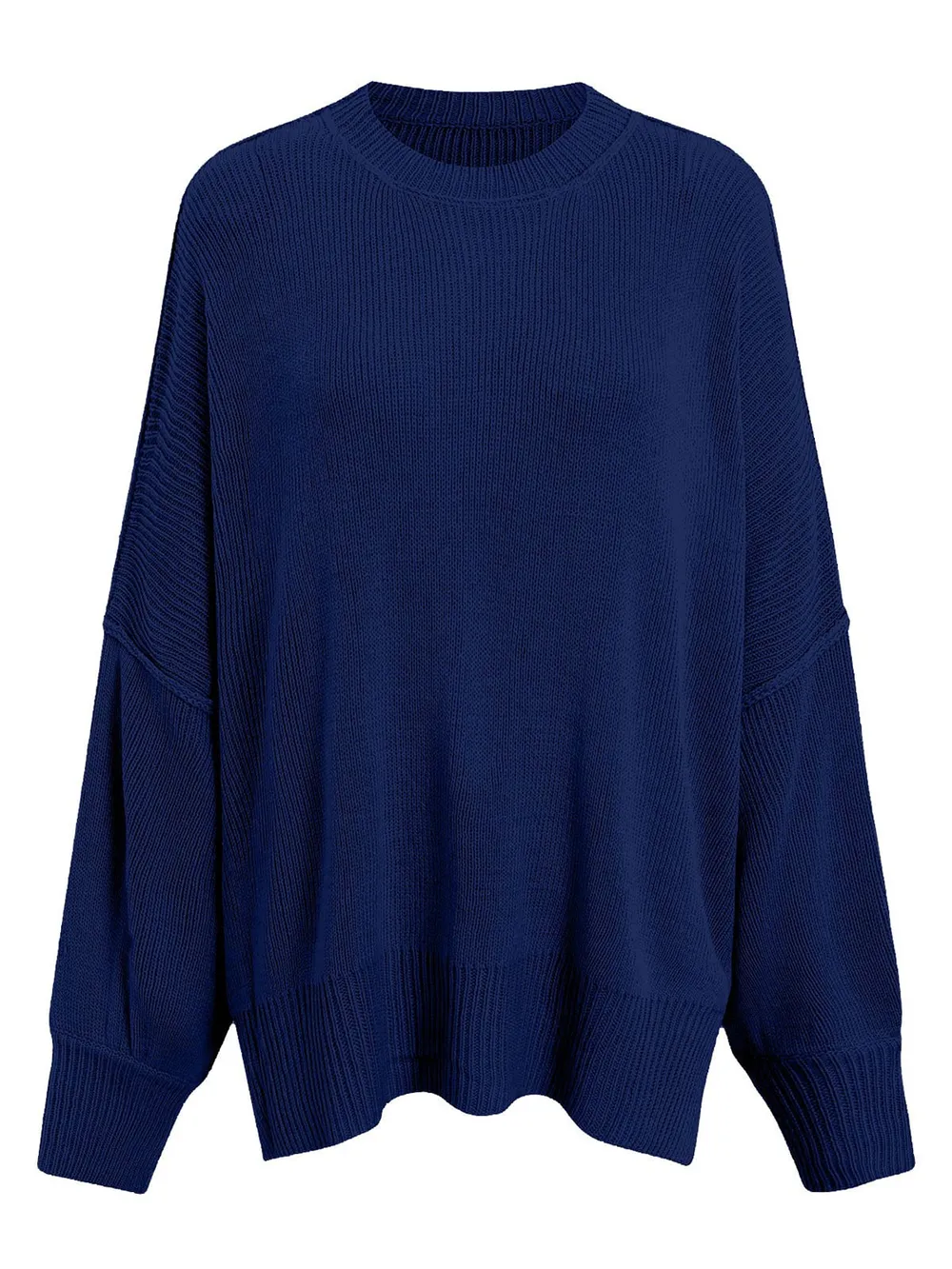 Round Neck Long Sleeve Sweater, image 3