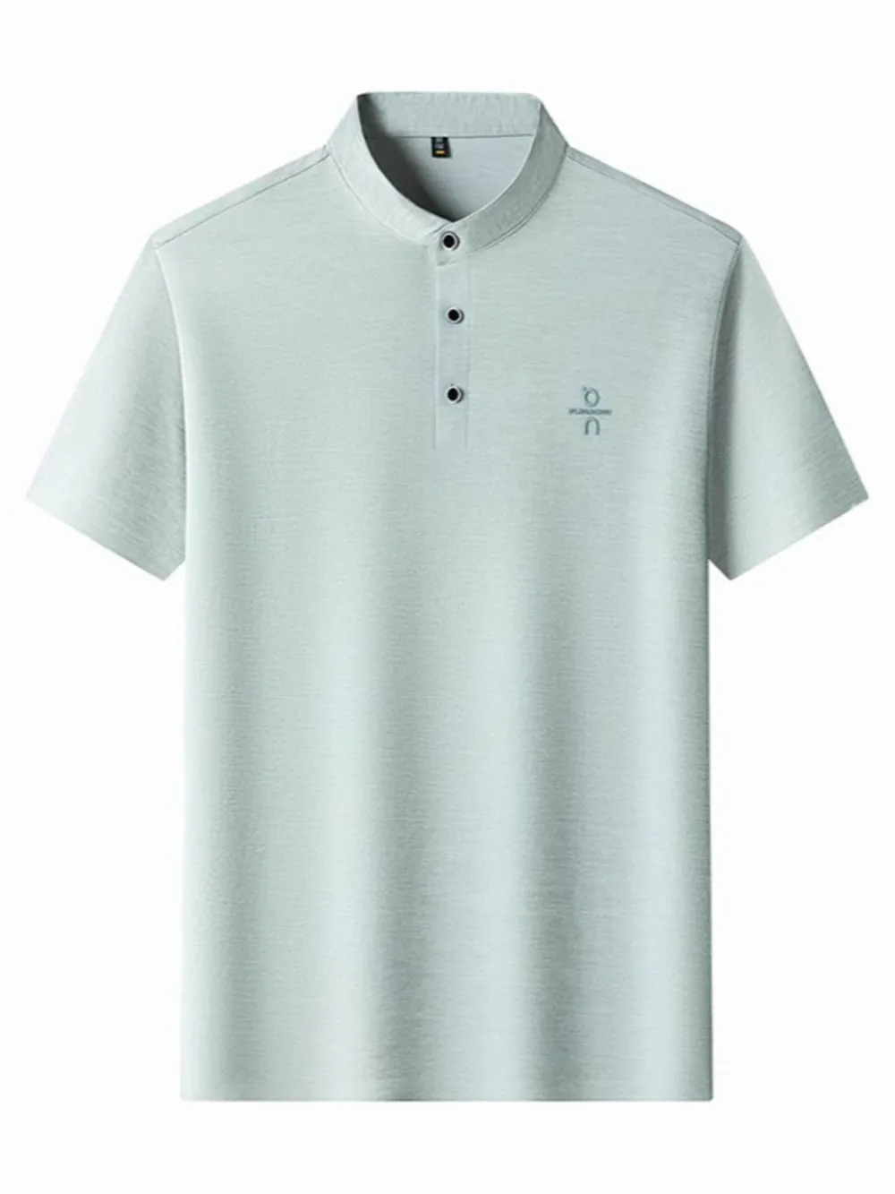 Men's Plus Size Button Detail Short Sleeve Polo, image 4