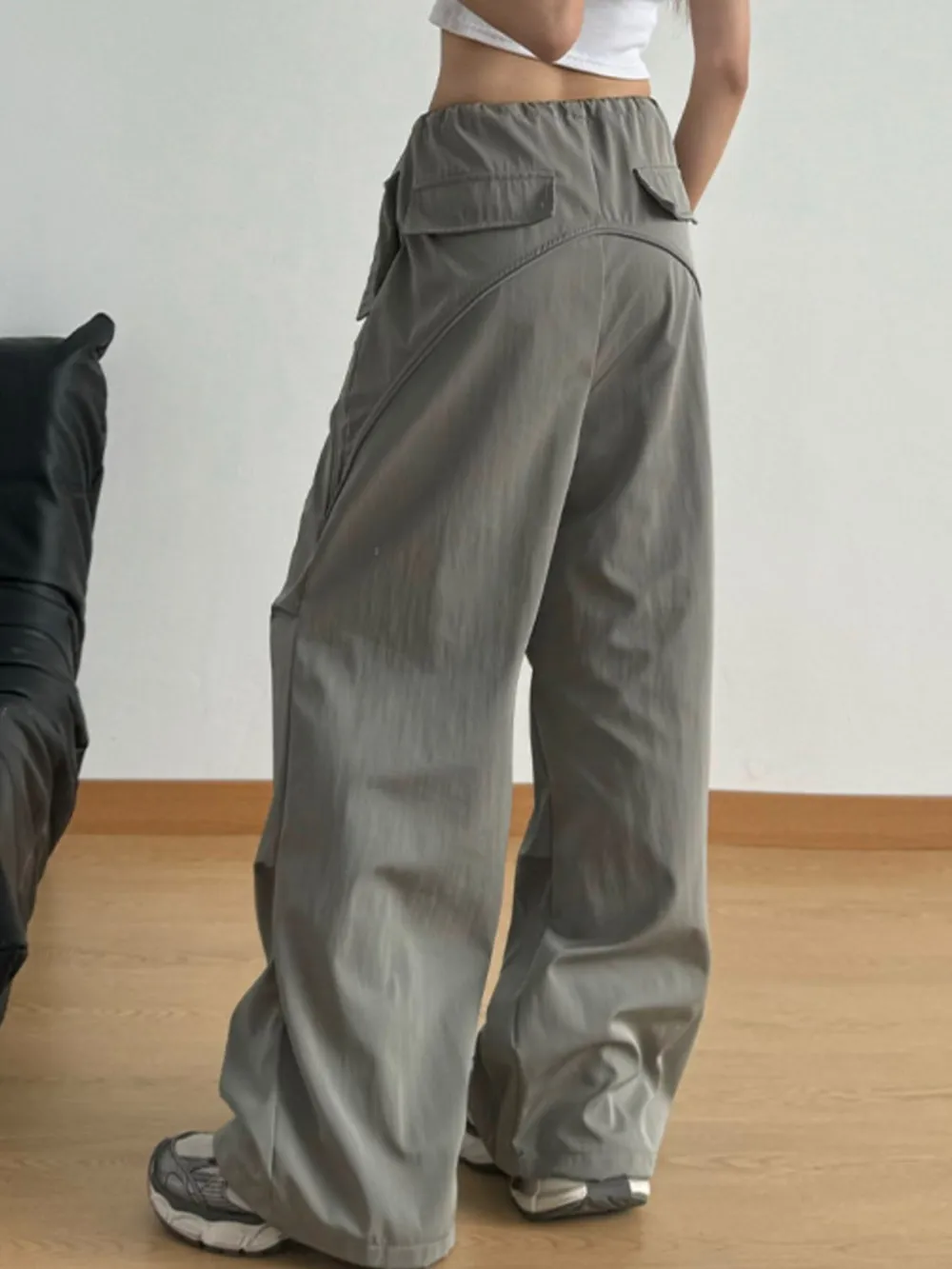 Wide Leg Drawstring Pants, image 6