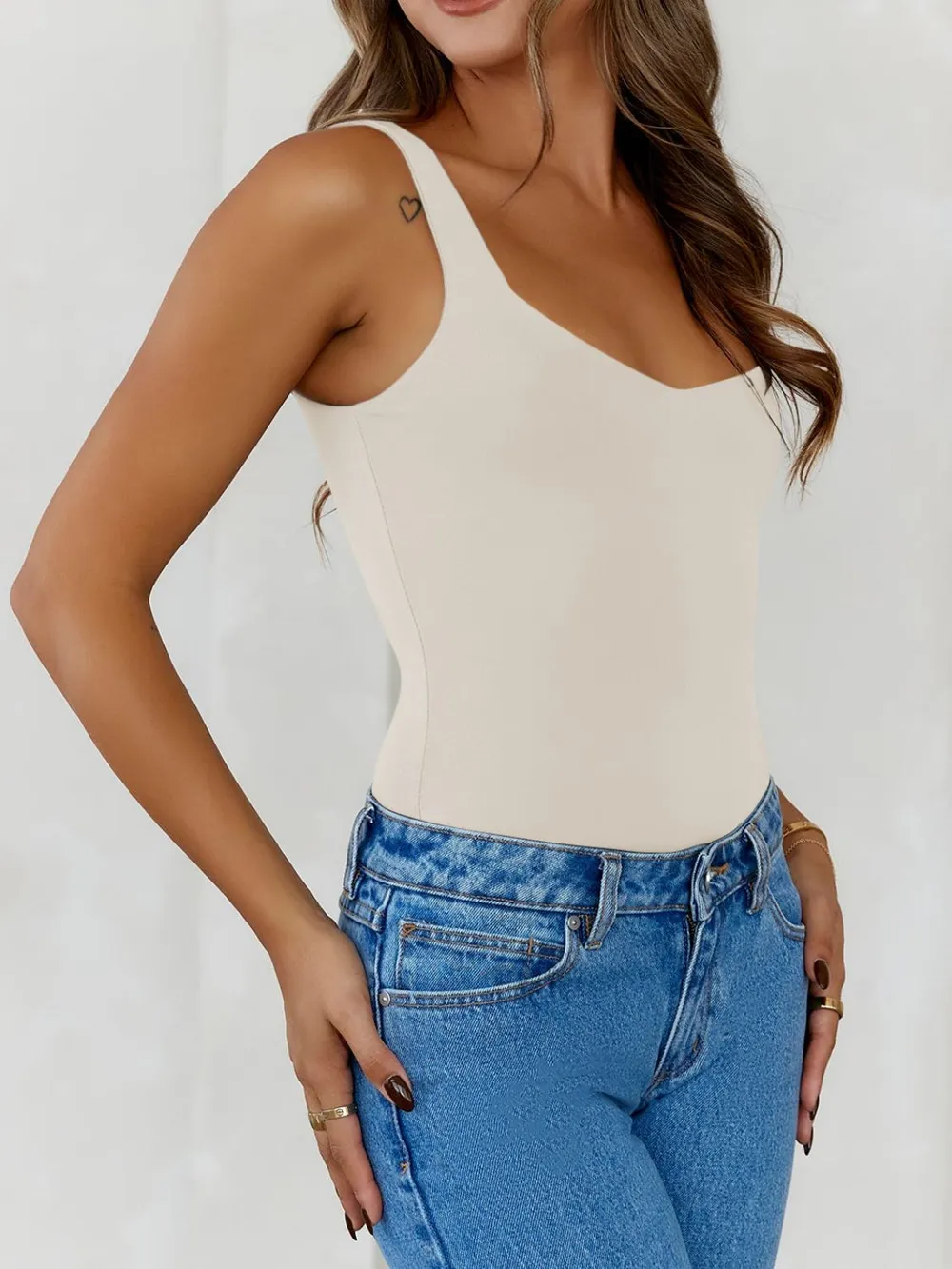 Solid Color Wide Strap Cami, image 8