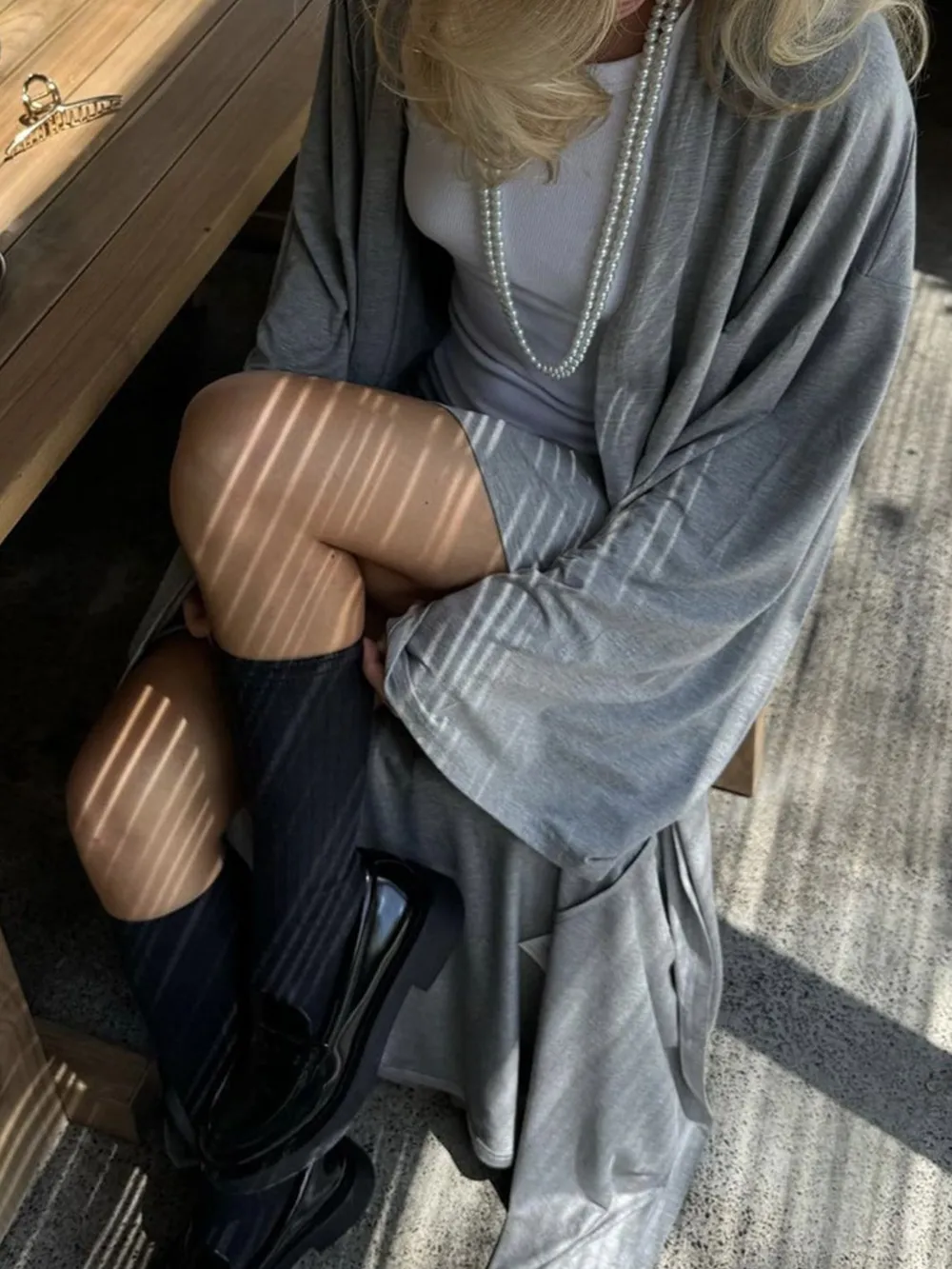Cami Shorts and Open Front Cardigan Three Piece Set, image 8