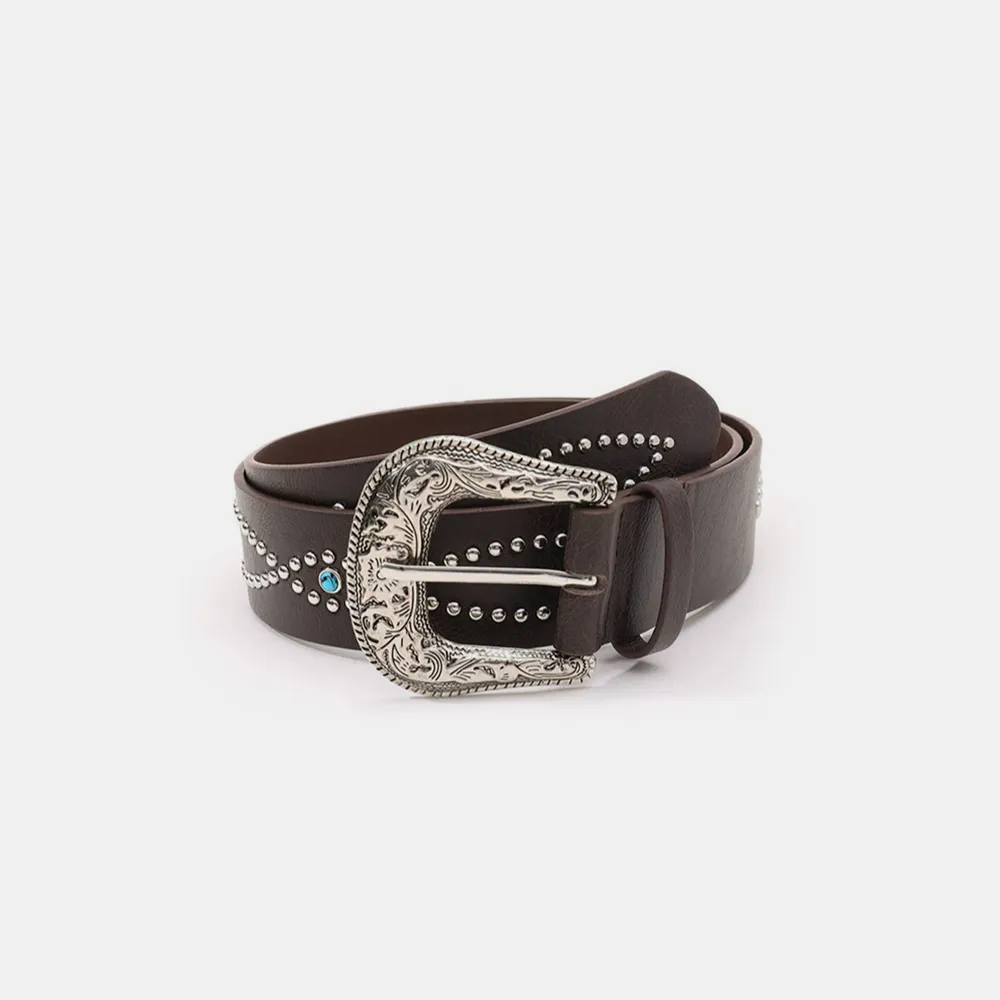 PU Leather Rhinestone Belt, image 12