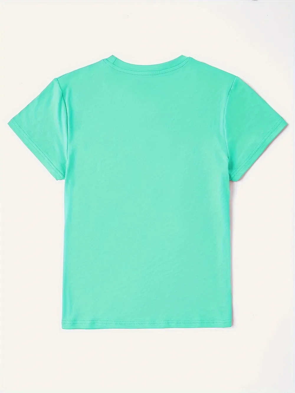 Graphic Round Neck Short Sleeve T-Shirt, image 14
