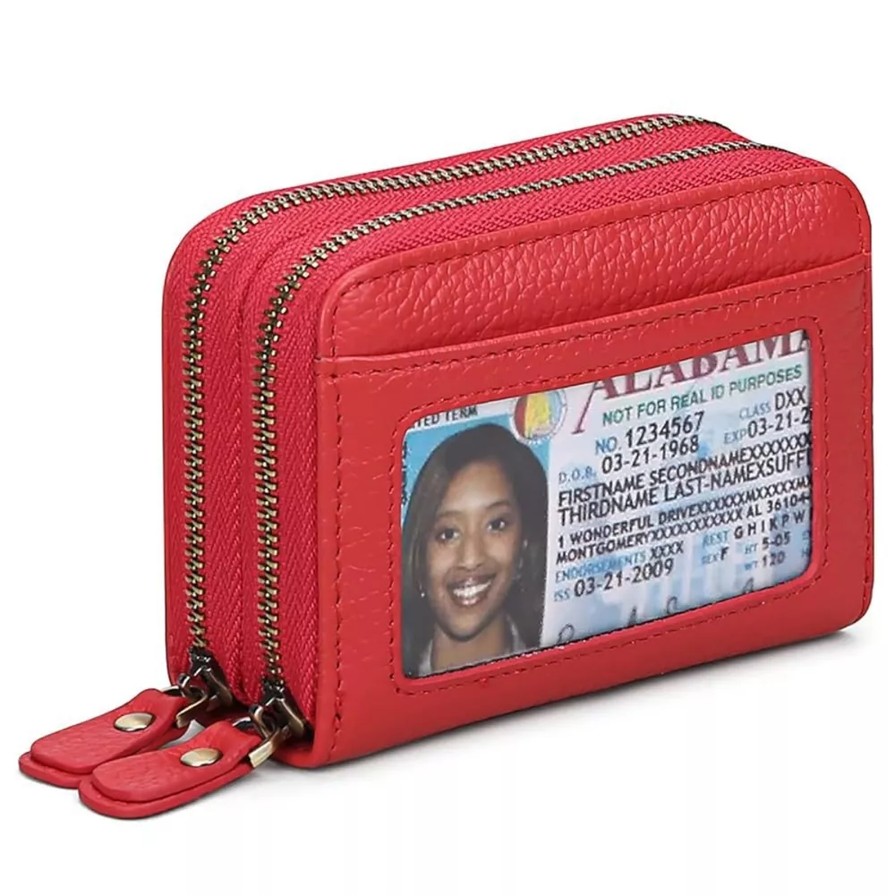 Leather Card Case with ID Window, image 4