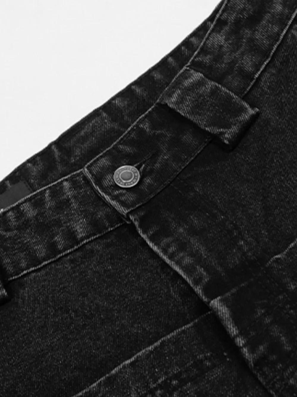 Men's Wide Leg Denim Jeans, image 6