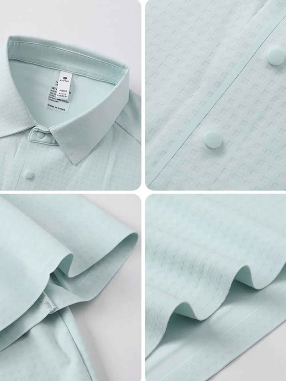 Men's Plus Size Short Sleeve Textured Polo, image 6
