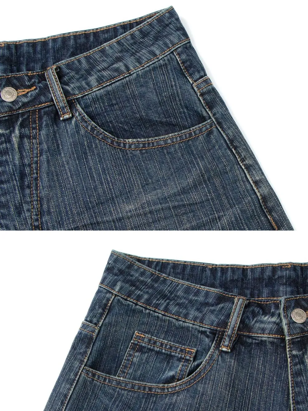 Men's Wide Leg Denim Shorts, image 4