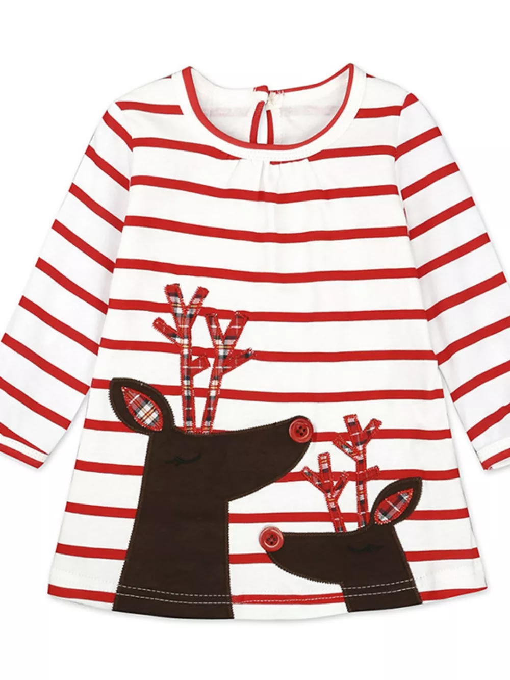 Children's Striped Long Sleeve Dress