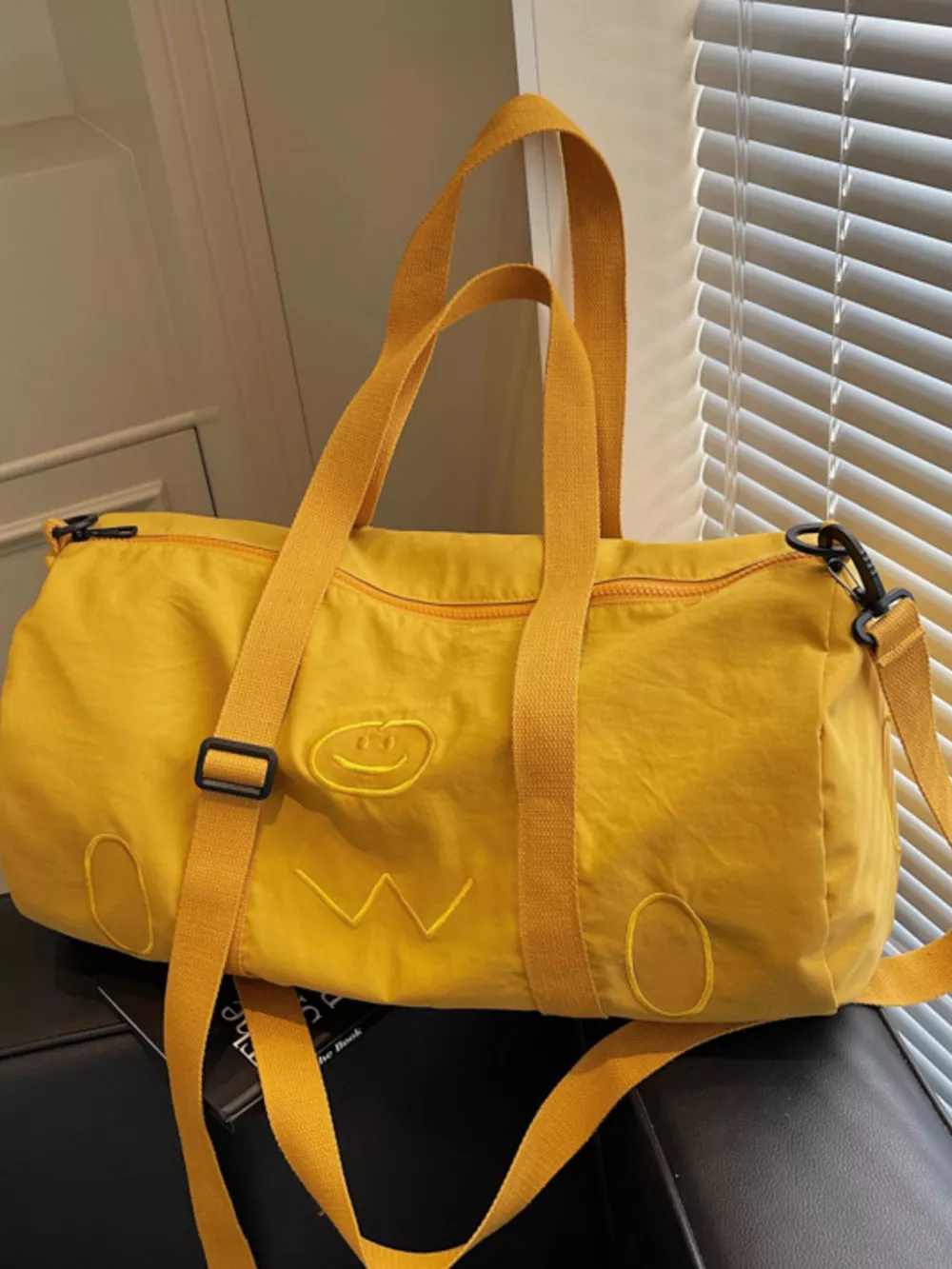 Smiley Face Duffle Bag, image 3