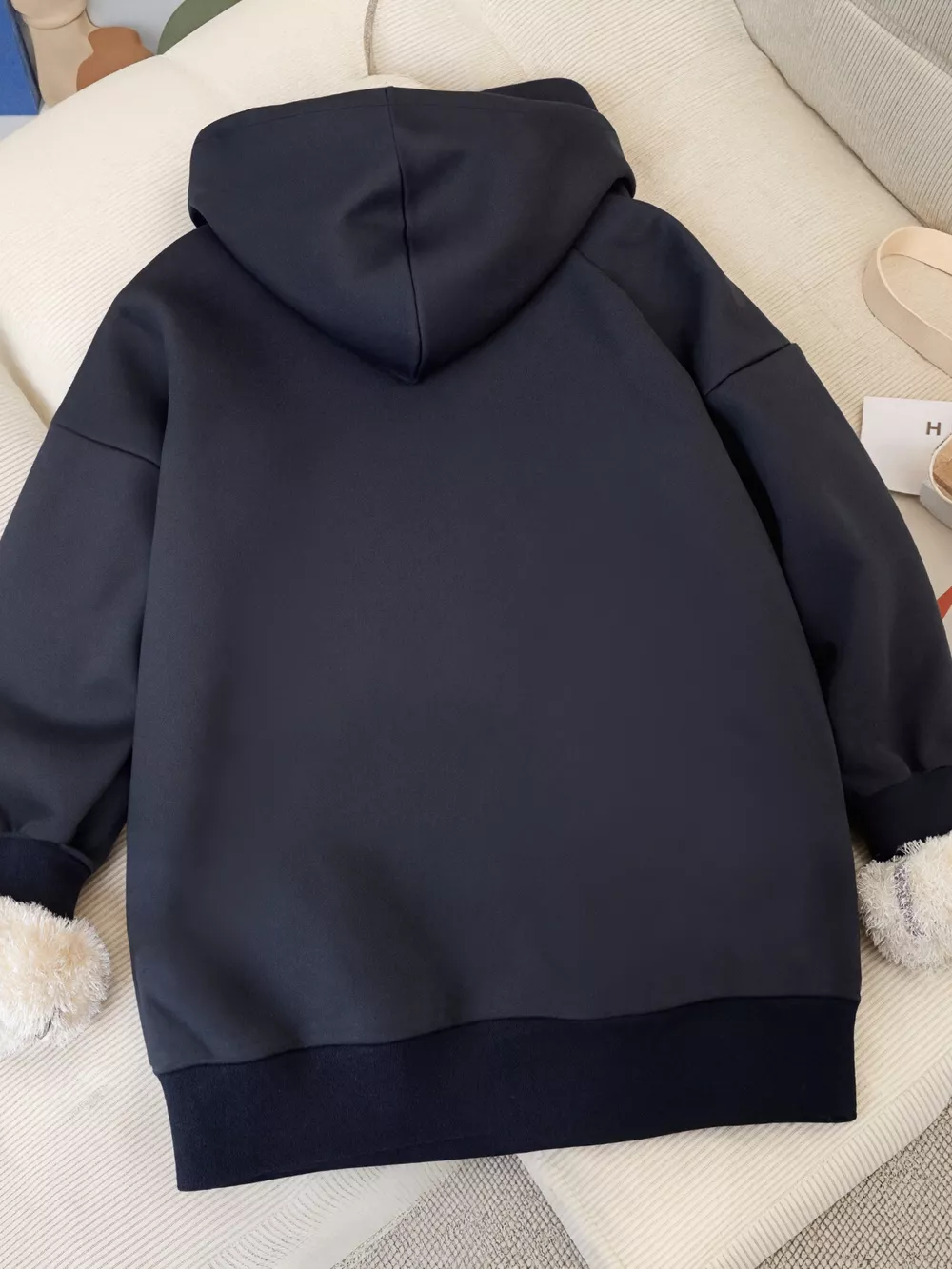 Fleece-Lined Zip-Up Hoodie, image 2