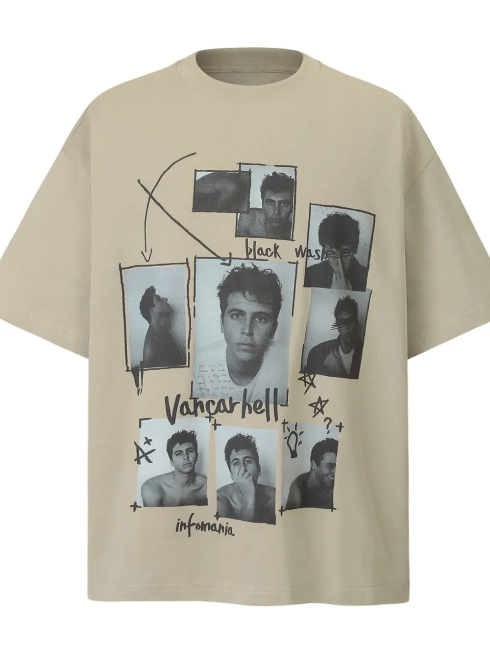 Men's Oversized Photo Short Sleeve T-Shirt