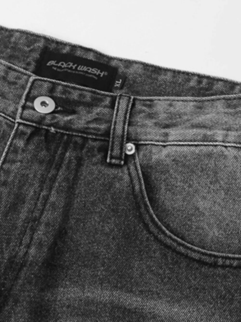 Men's Cat's Whisker Washed Straight Jeans, image 5