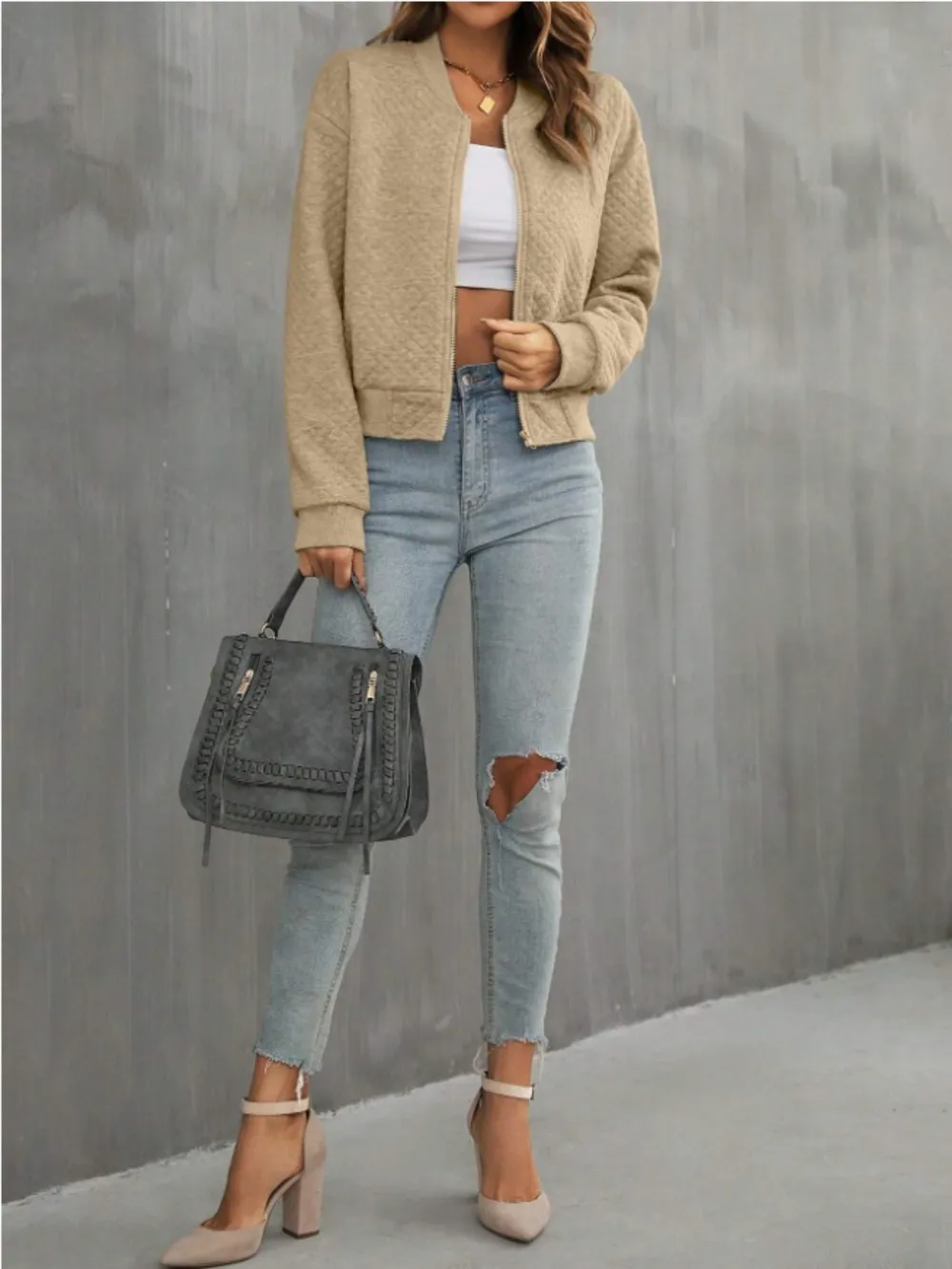Zip Up Long Sleeve Jacket, image 10