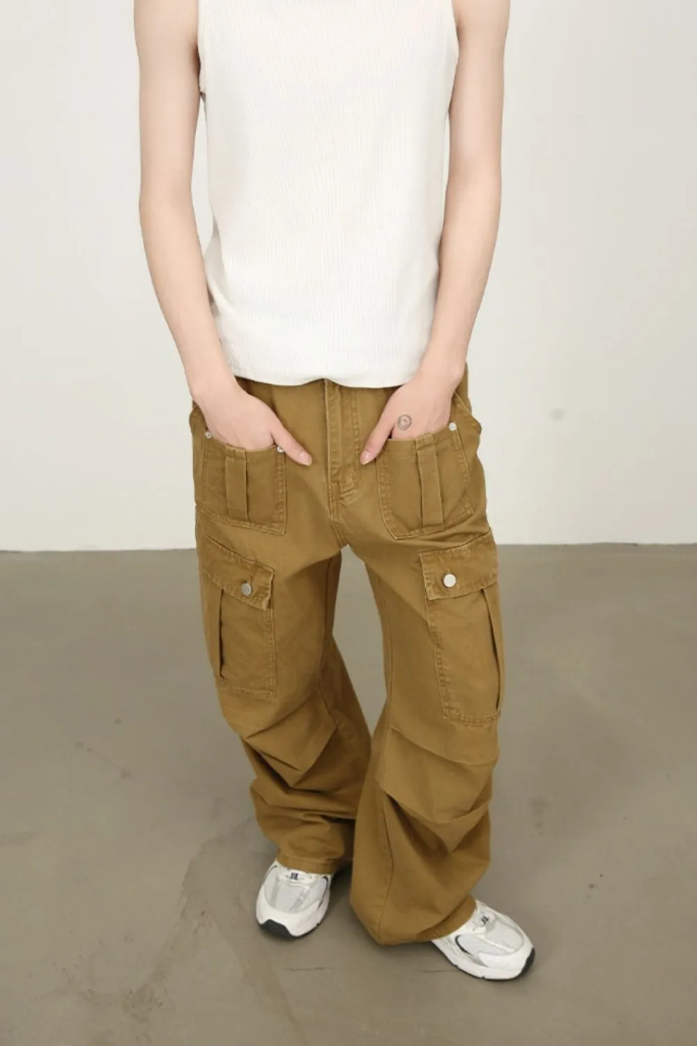 Men's Mid Rise Cargo Jeans, image 7