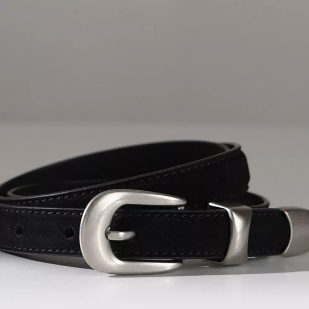 Cowhide Leather Western Belt