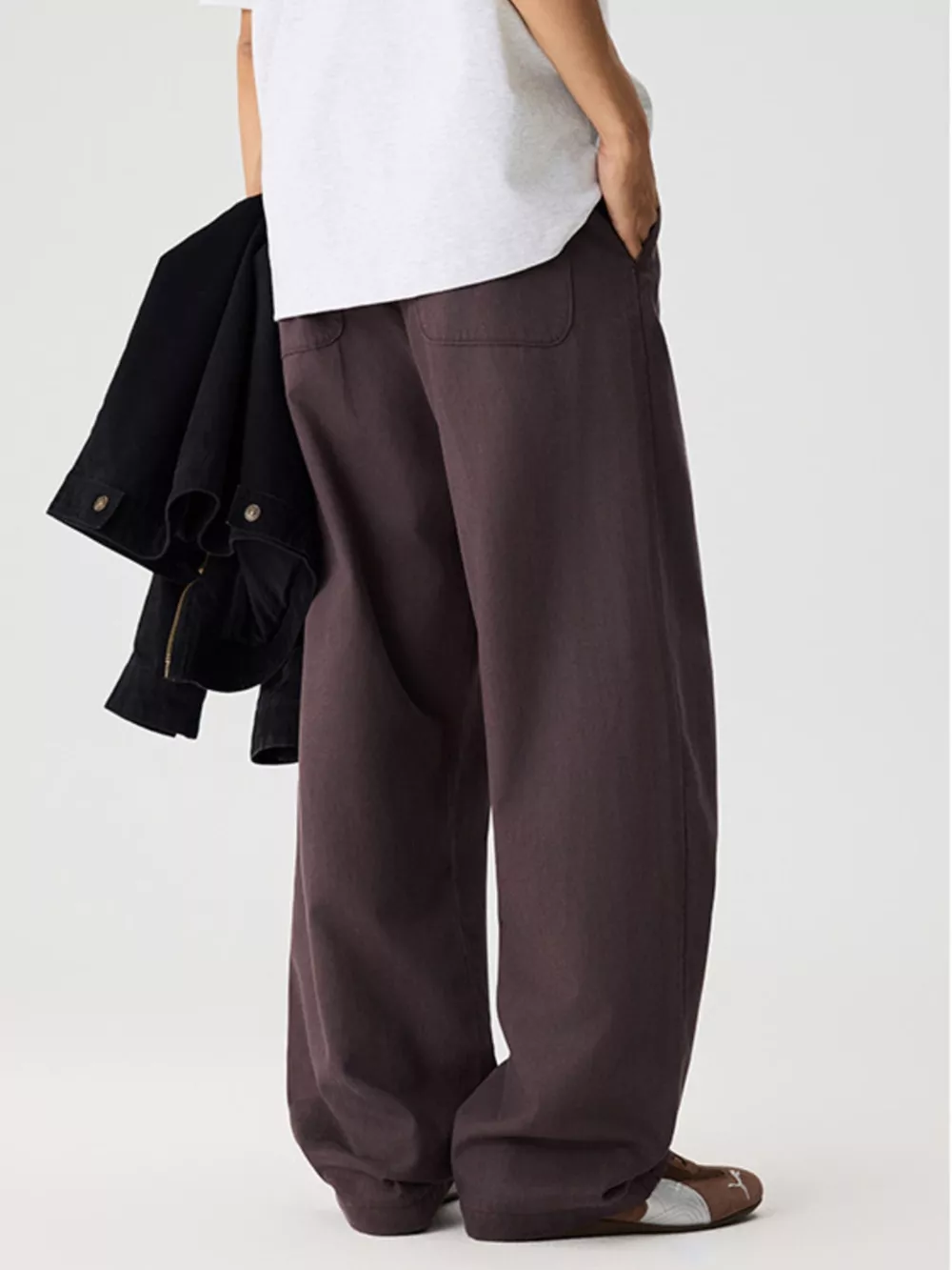 Men's Relaxed Fit Pants with Pockets, image 6