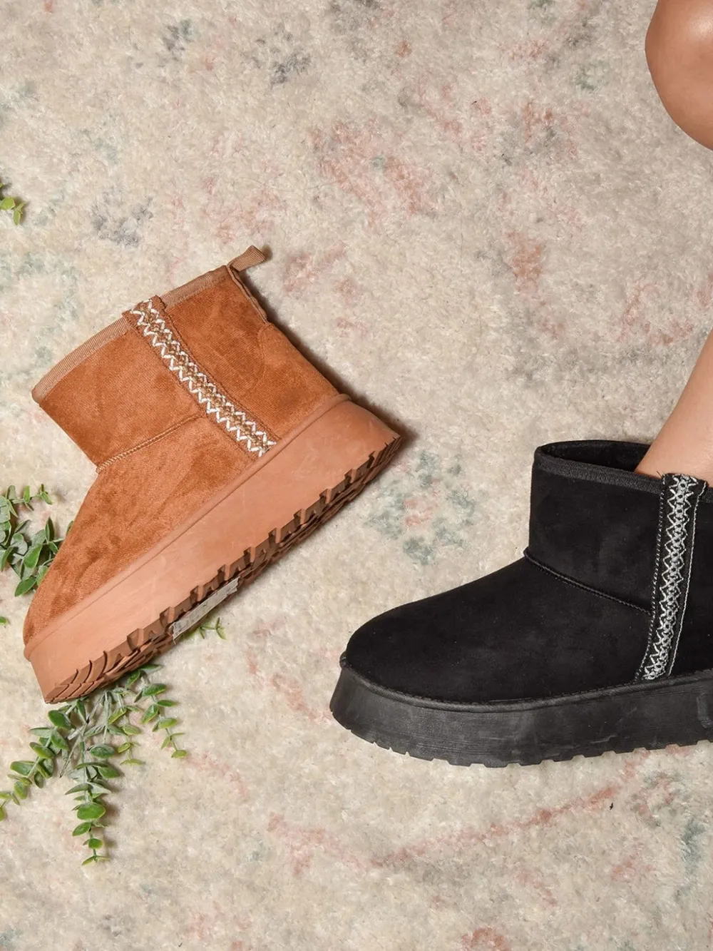 Round Toe Platform Boots, image 2