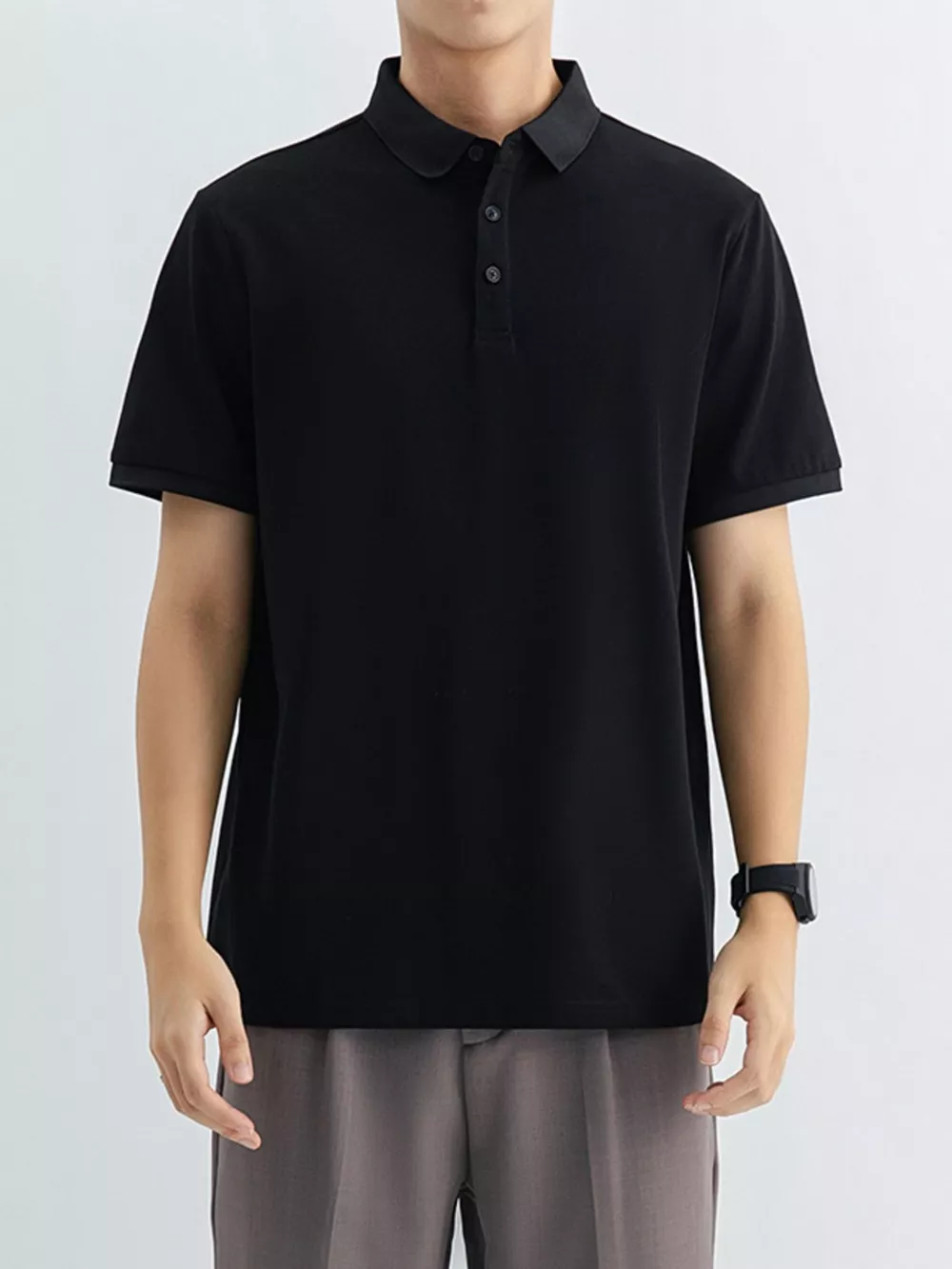 Men's Plus Size Classic Fit Short Sleeve Polo, image 9