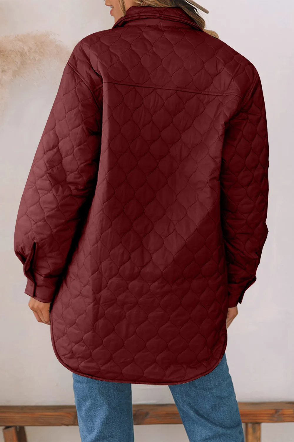 Snap Down Collared Winter Coat, image 21