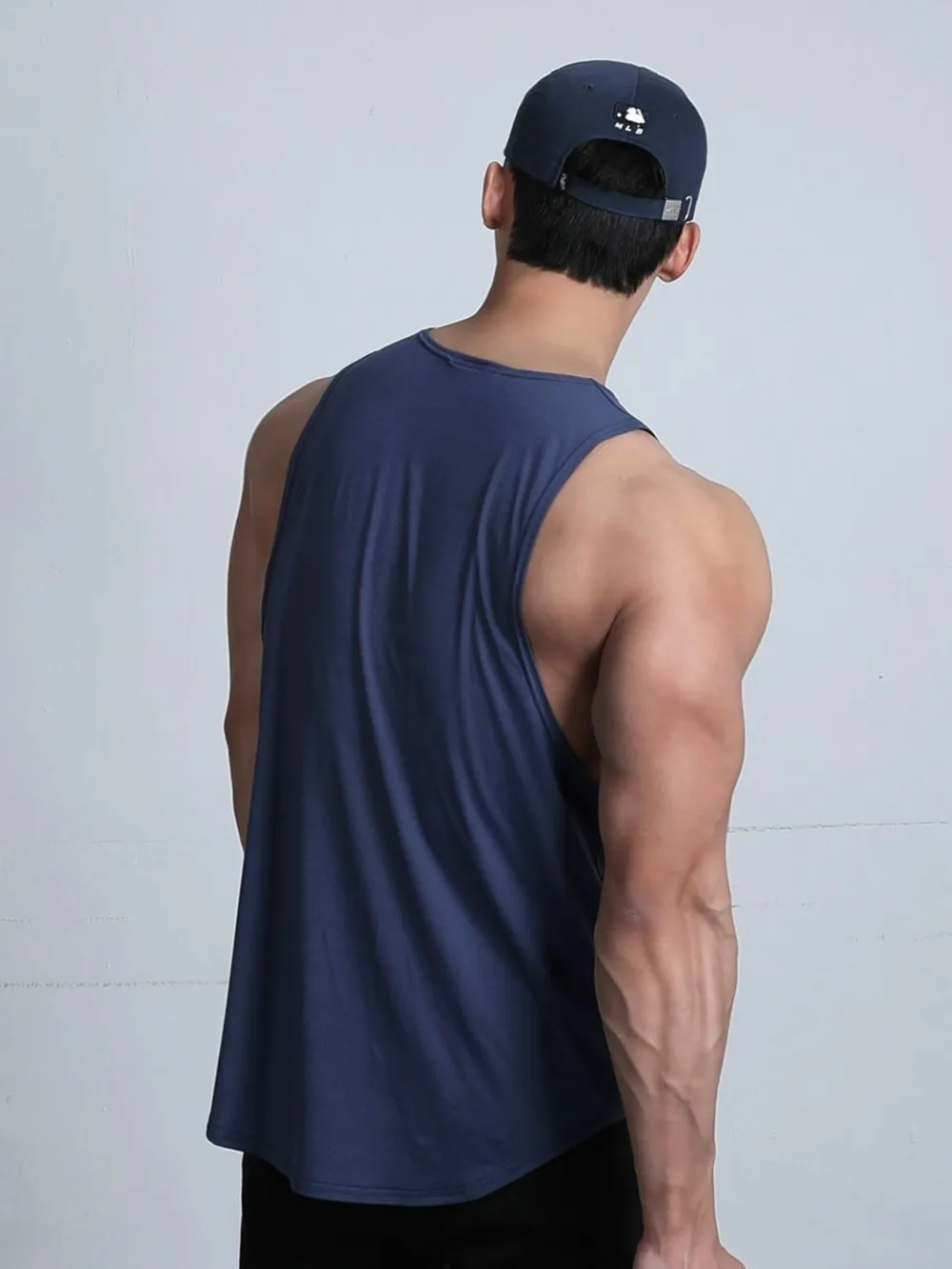 Men's Plus Size Round Neck Tank, image 3