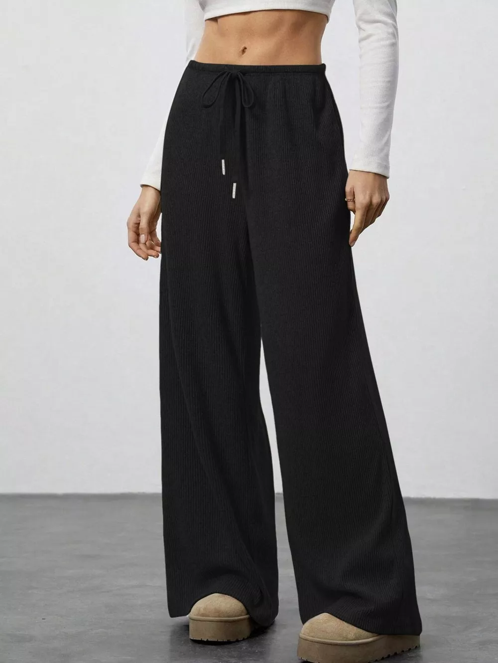 Relaxed Fit Drawstring Pants, image 7