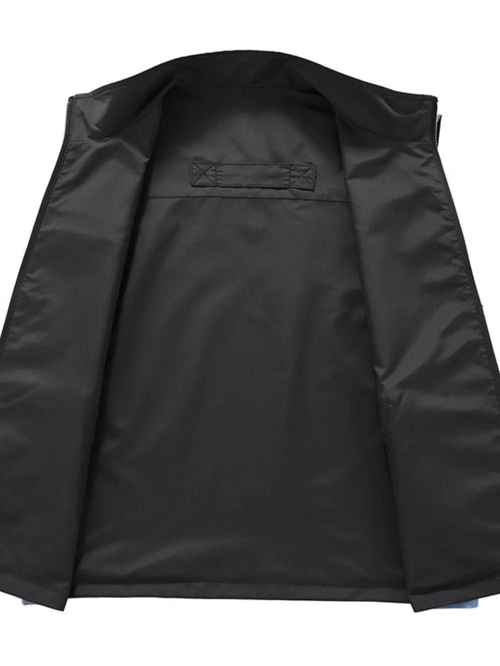 Men's Plus Size Zip Up Vest, image 4