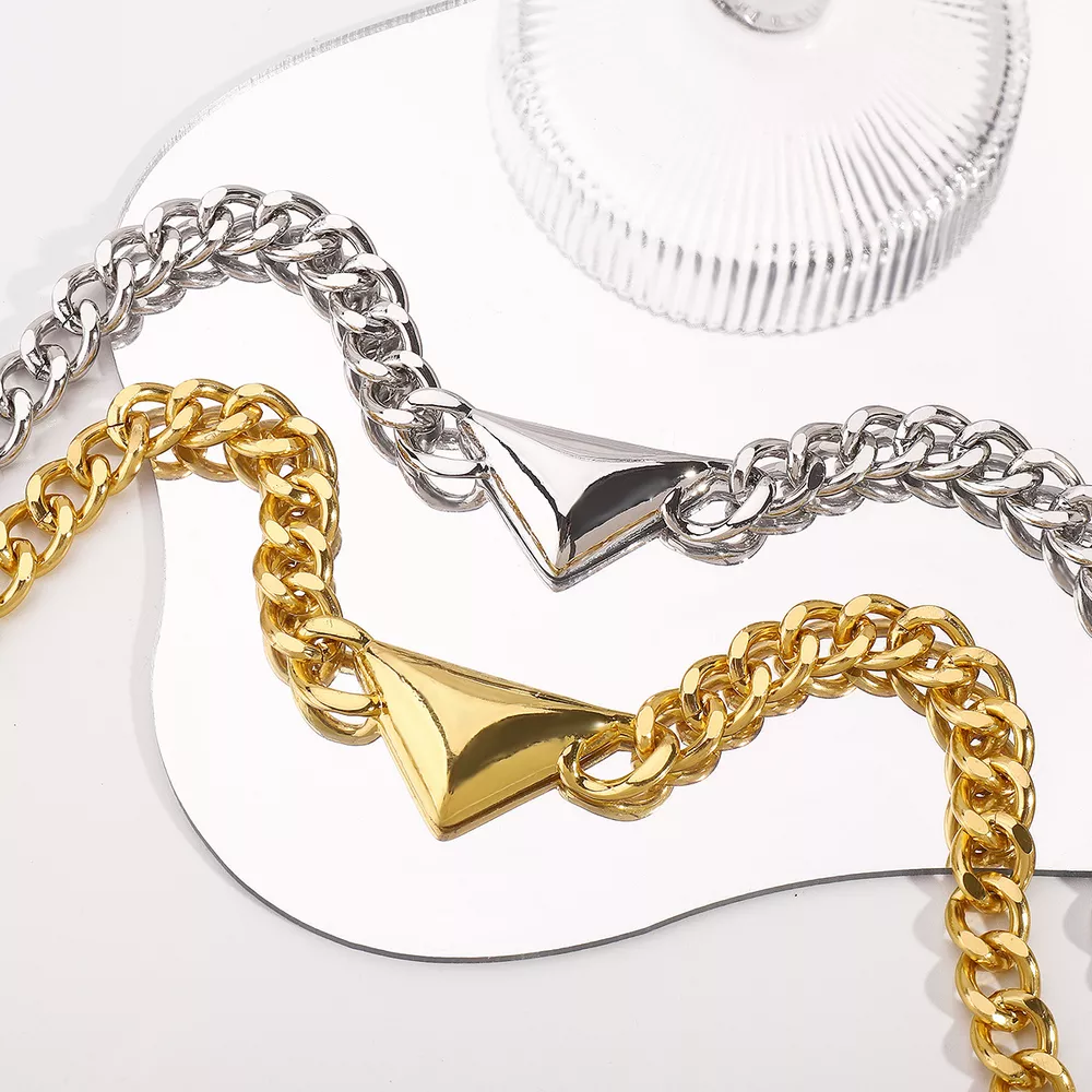 Alloy Geometric Necklace, image 4