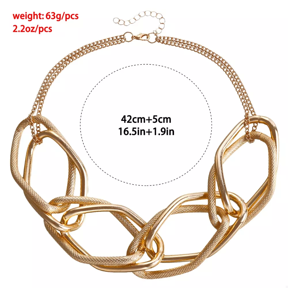 18K Gold-Plated Chain Necklace, image 3