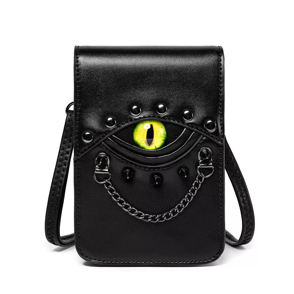 Steampunk Eye Decor Crossbody Bag, image 9
