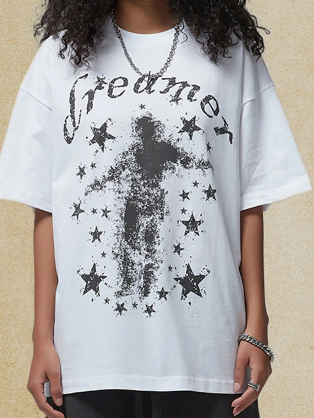 Men's Graphic Round Neck Half Sleeve T-Shirt, image 4