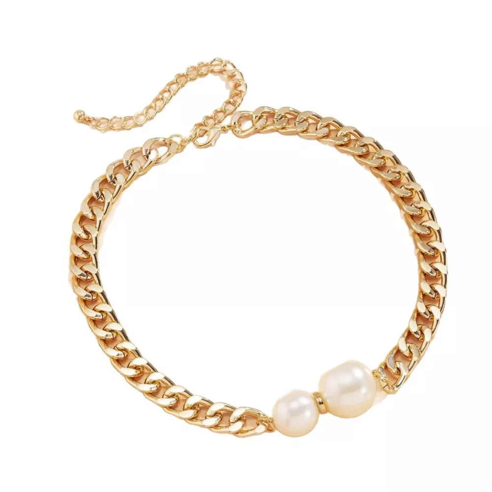 18K Gold-Plated Pearl Necklace, image 2