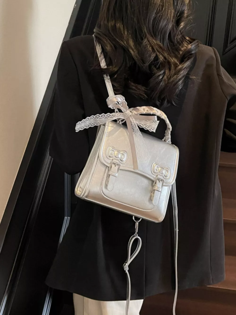 PU Leather Backpack Bag, image 9