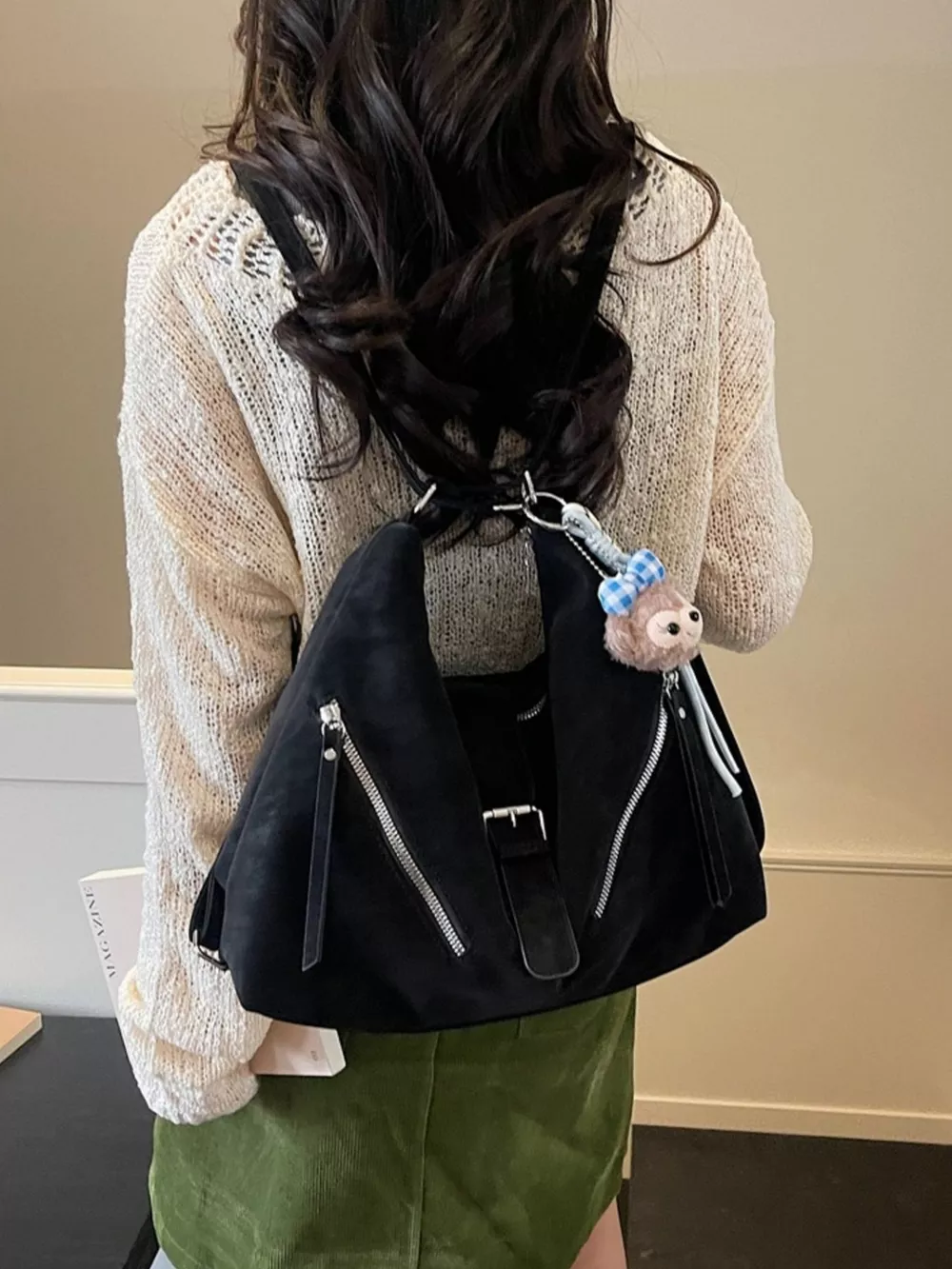 Convertible Buckle Shoulder Bag, image 3