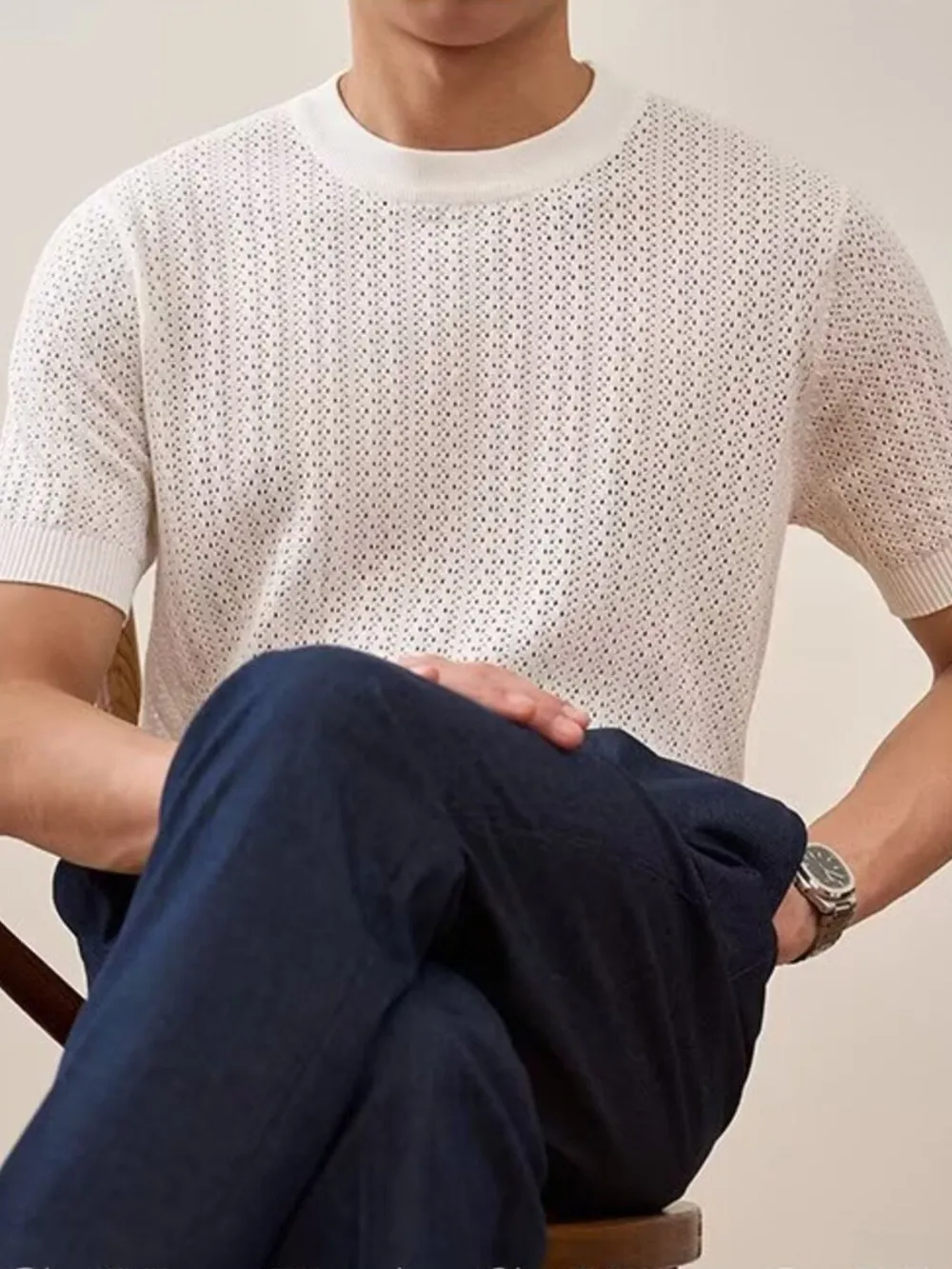 Men's Full Size Breathable Short Sleeve T-Shirt Plus Size, image 13