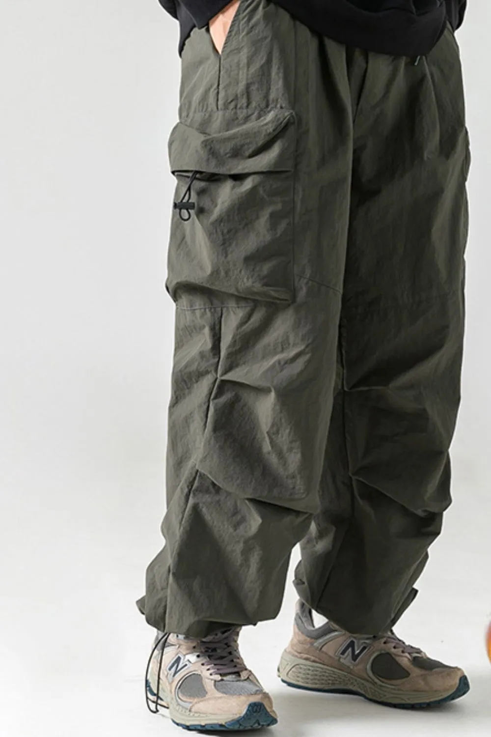 Men's Plus Size Elastic Waist Pants with Pockets, image 2