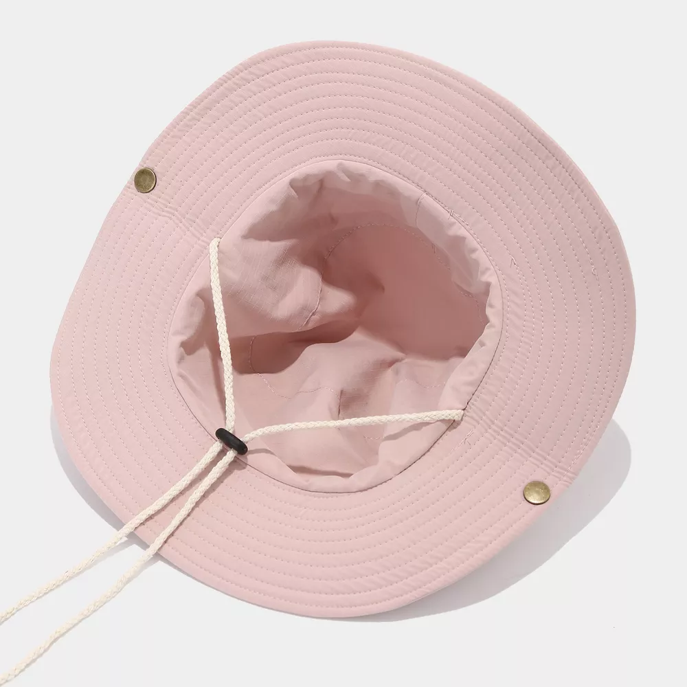 Cartoon Embroidered Sun Protection Bucket Hat, image 6
