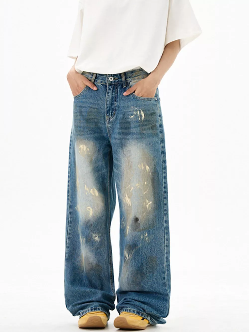 Men's Wide Leg Jeans, image 3