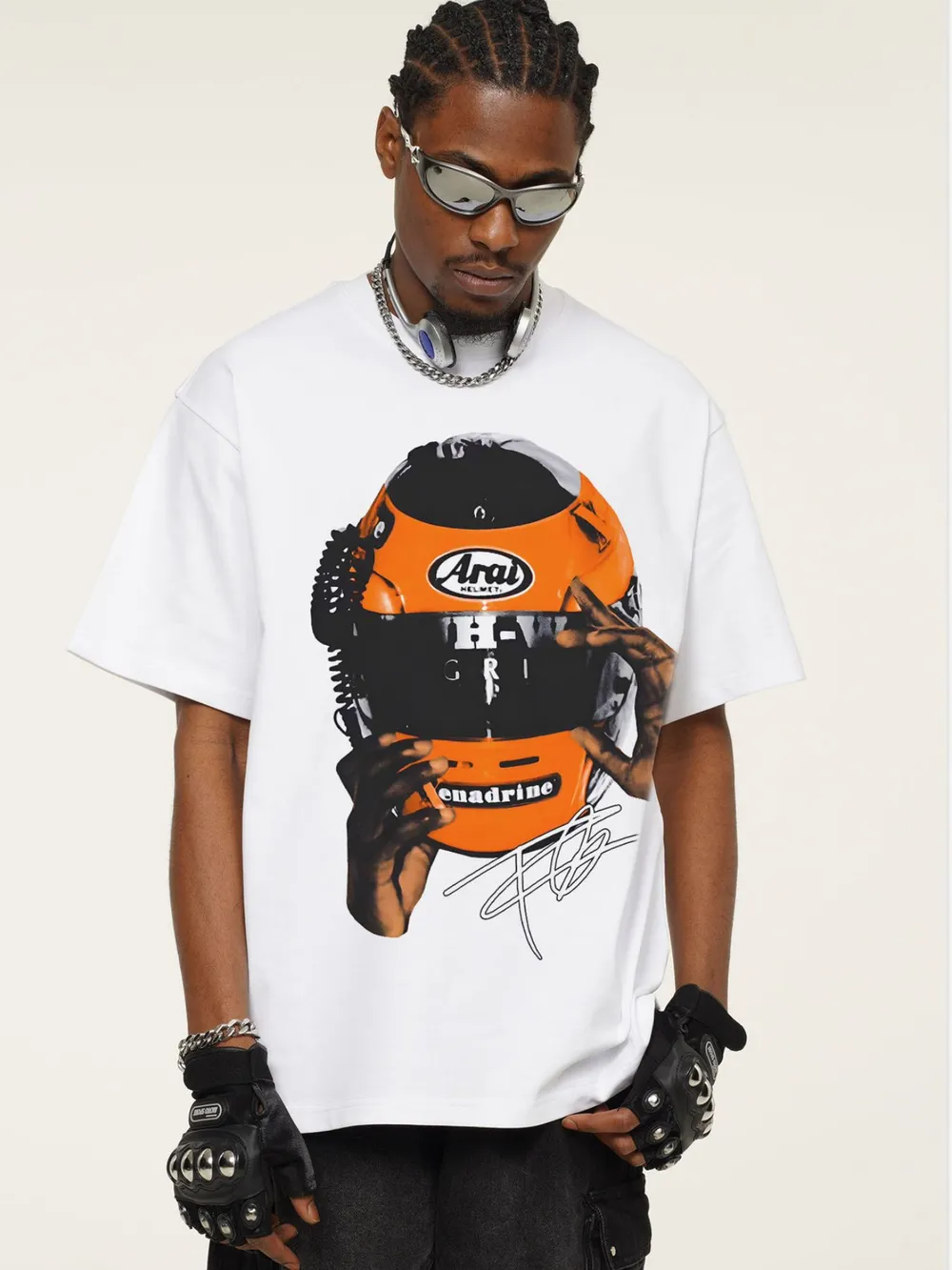 Men's Graphic Round Neck Short Sleeve T-Shirt, image 5