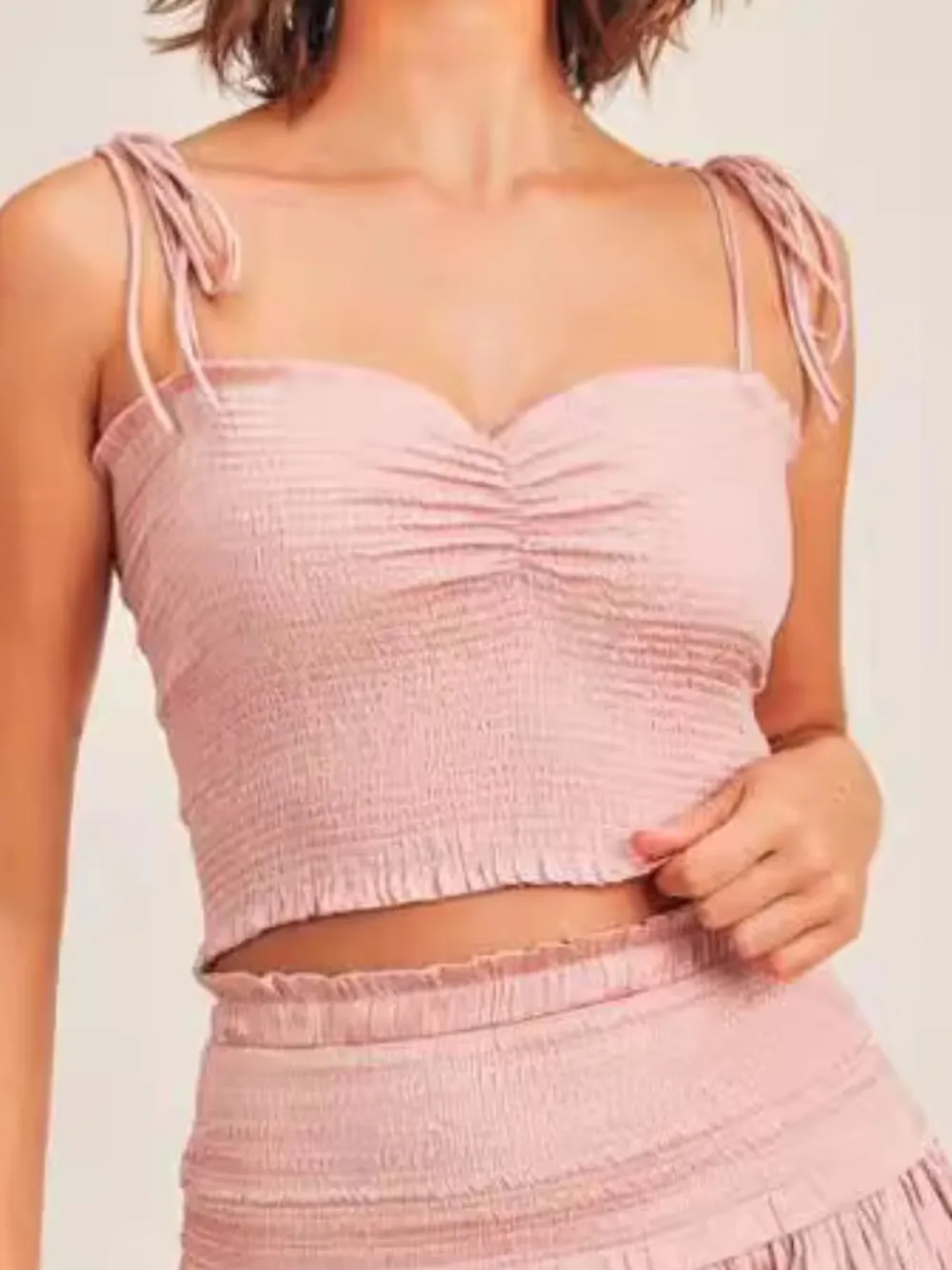 Sweetheart Neck Cami and Skirt Set, image 2