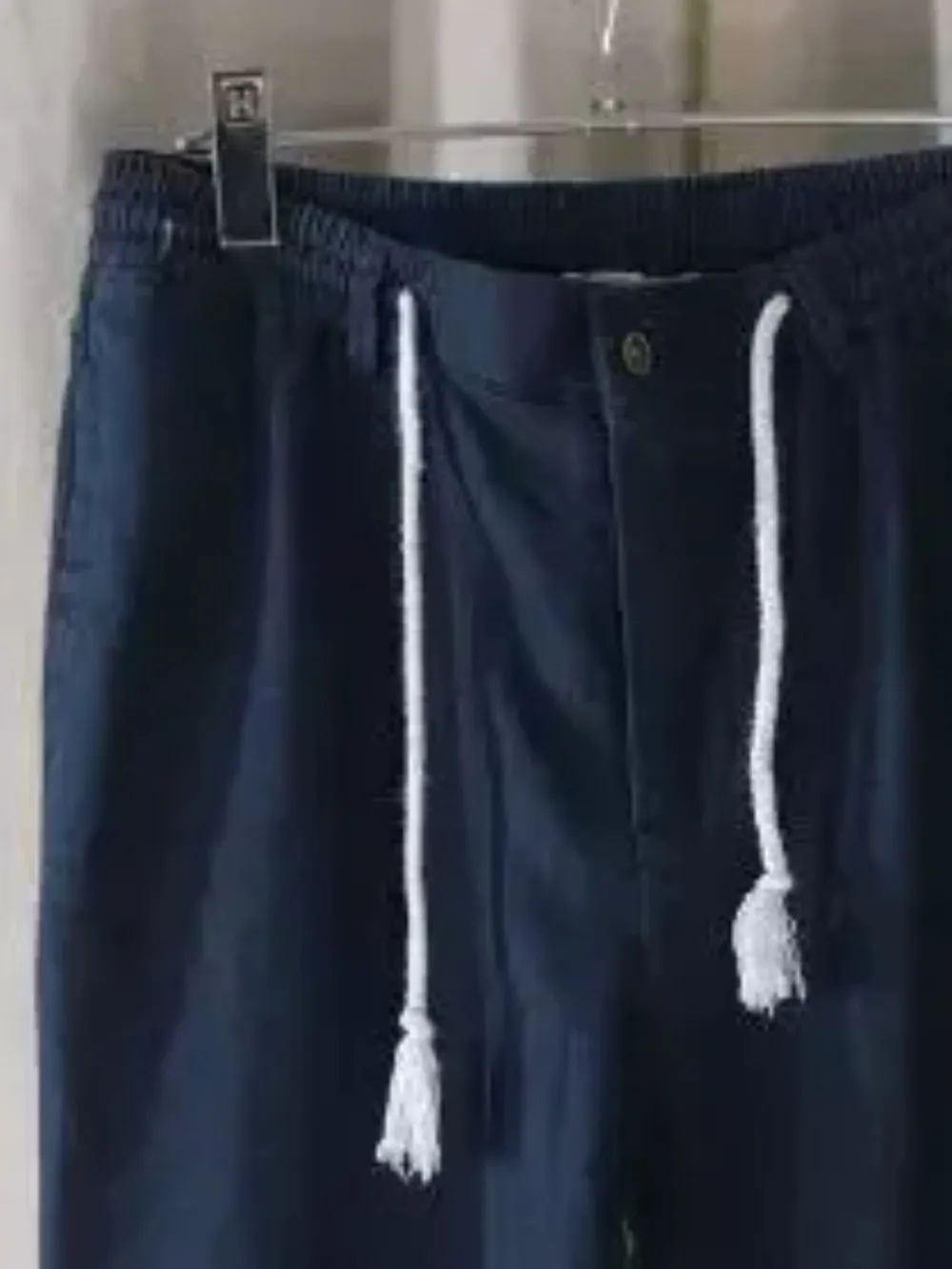 Men's Plus Size Drawstring Pants with Pockets, image 2