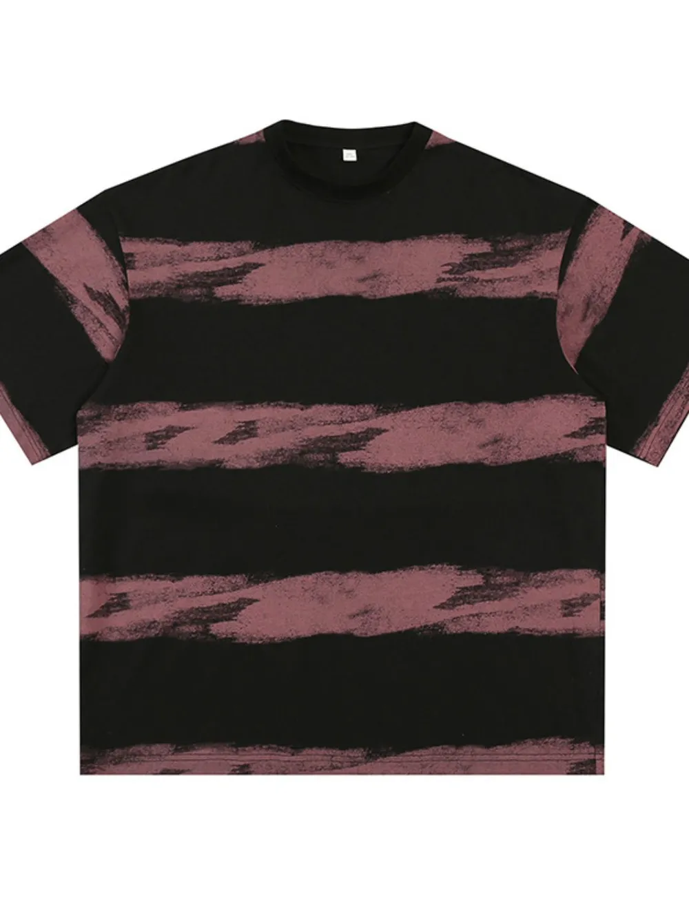 Men's Plus Size Basic style Round Neck Striped T-Shirt, image 14