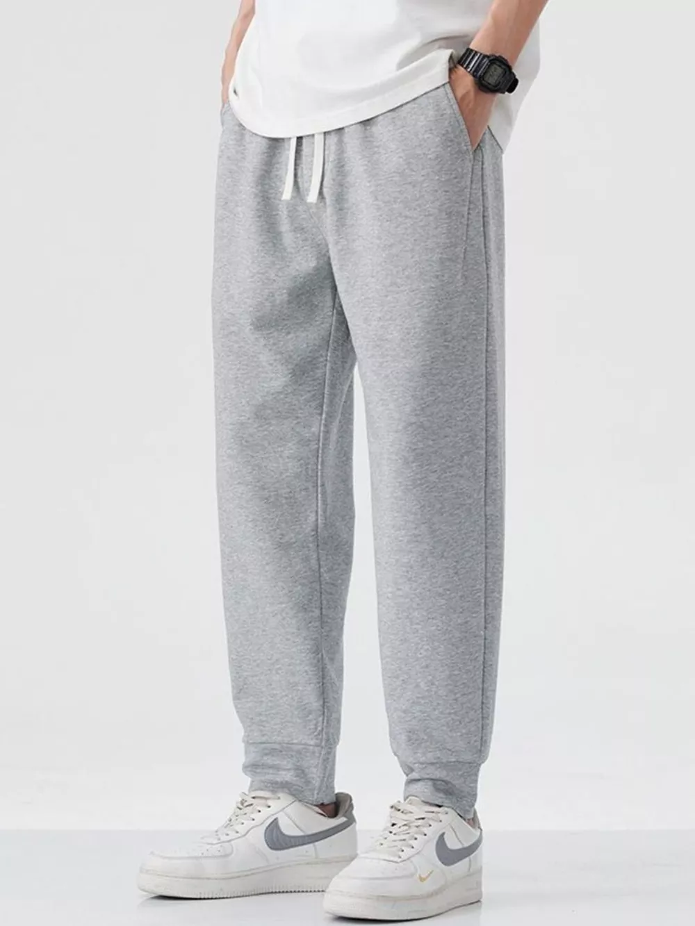 Men's Casual Drawstring Joggers, image 6