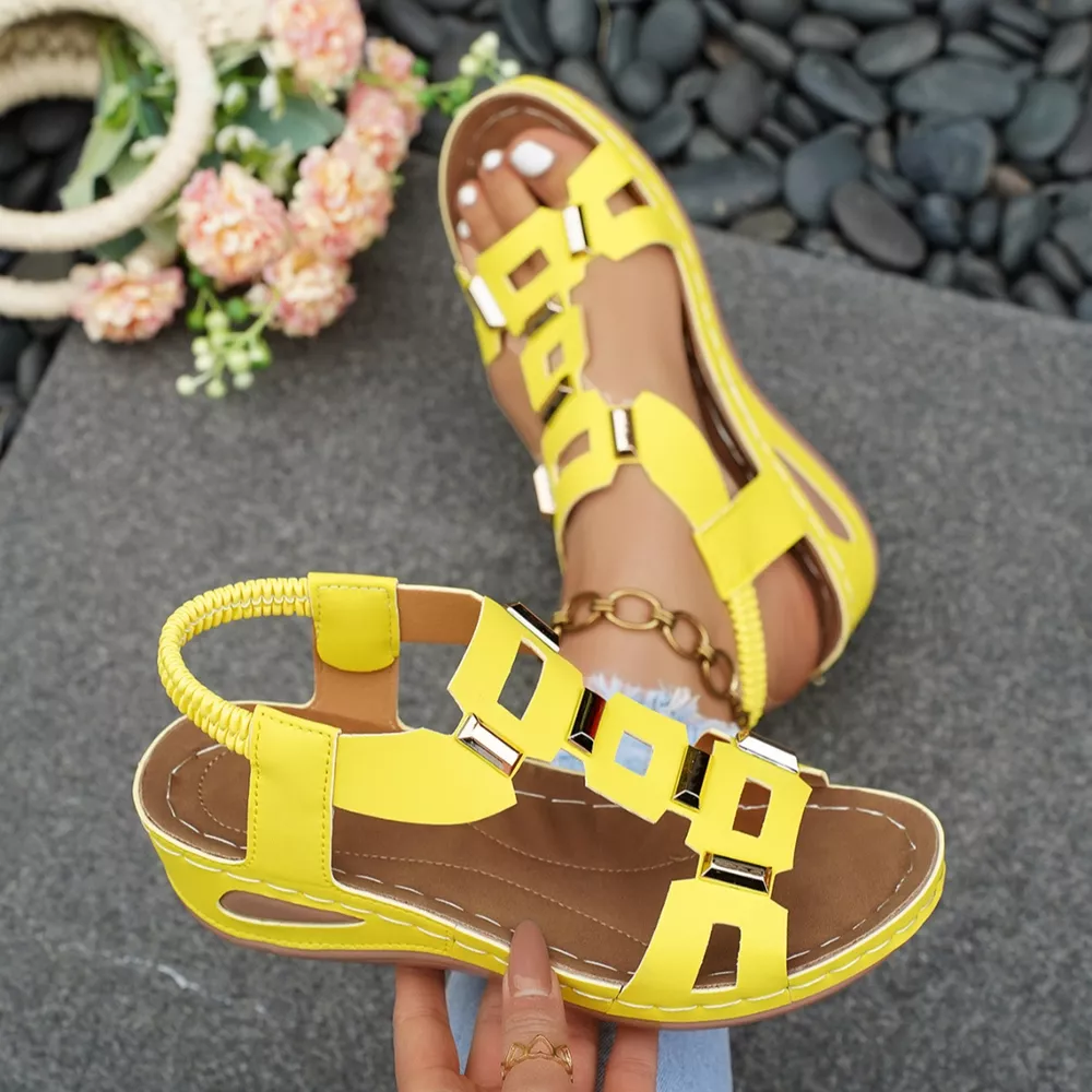 Open Toe Wedge Sandals, image 8