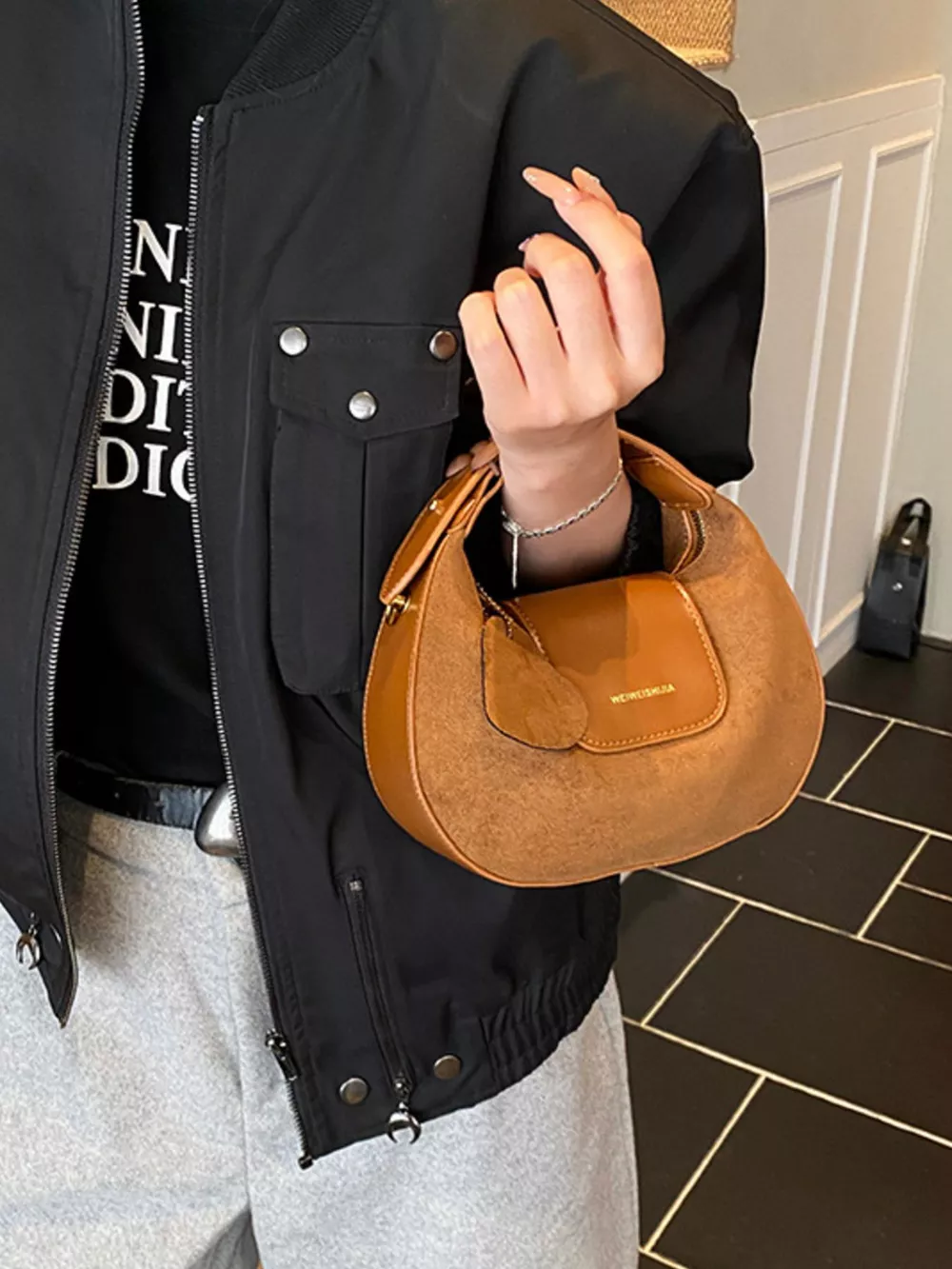 Top Handle Crossbody Bag, image 4