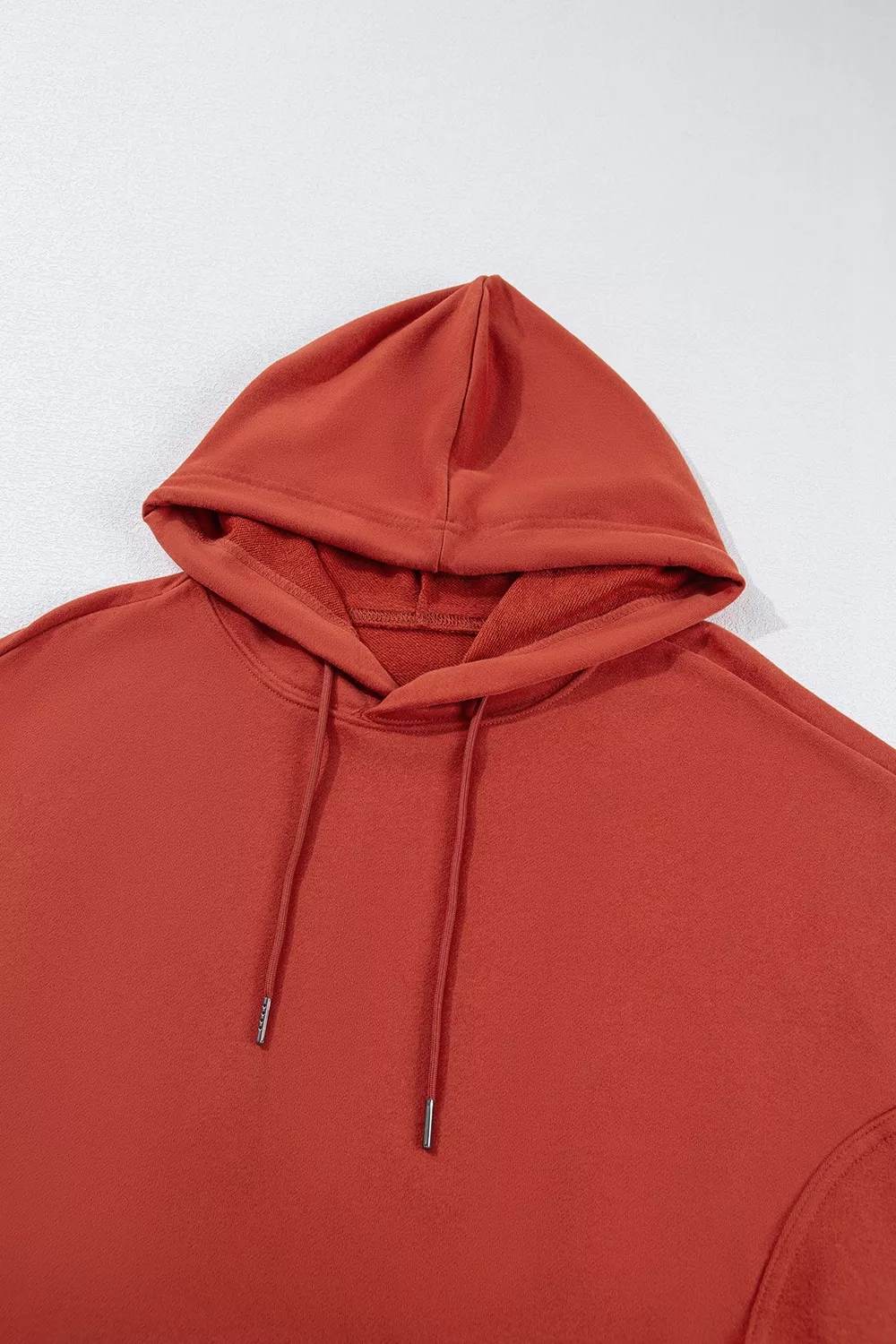 Drawstring Dropped Shoulder Hoodie, image 7